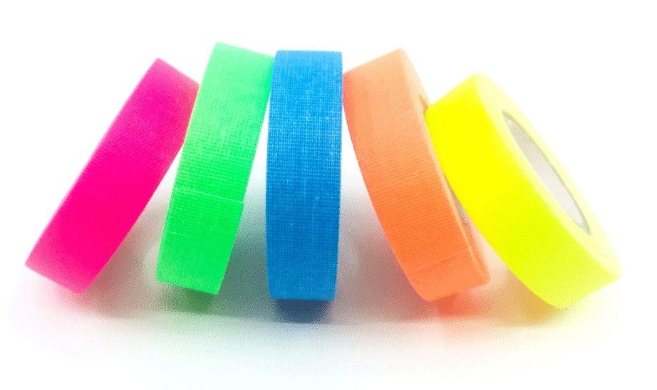Gaffer Tape — Fluoro 5-Pack, 1/2" x 6yd - Randy's LLC