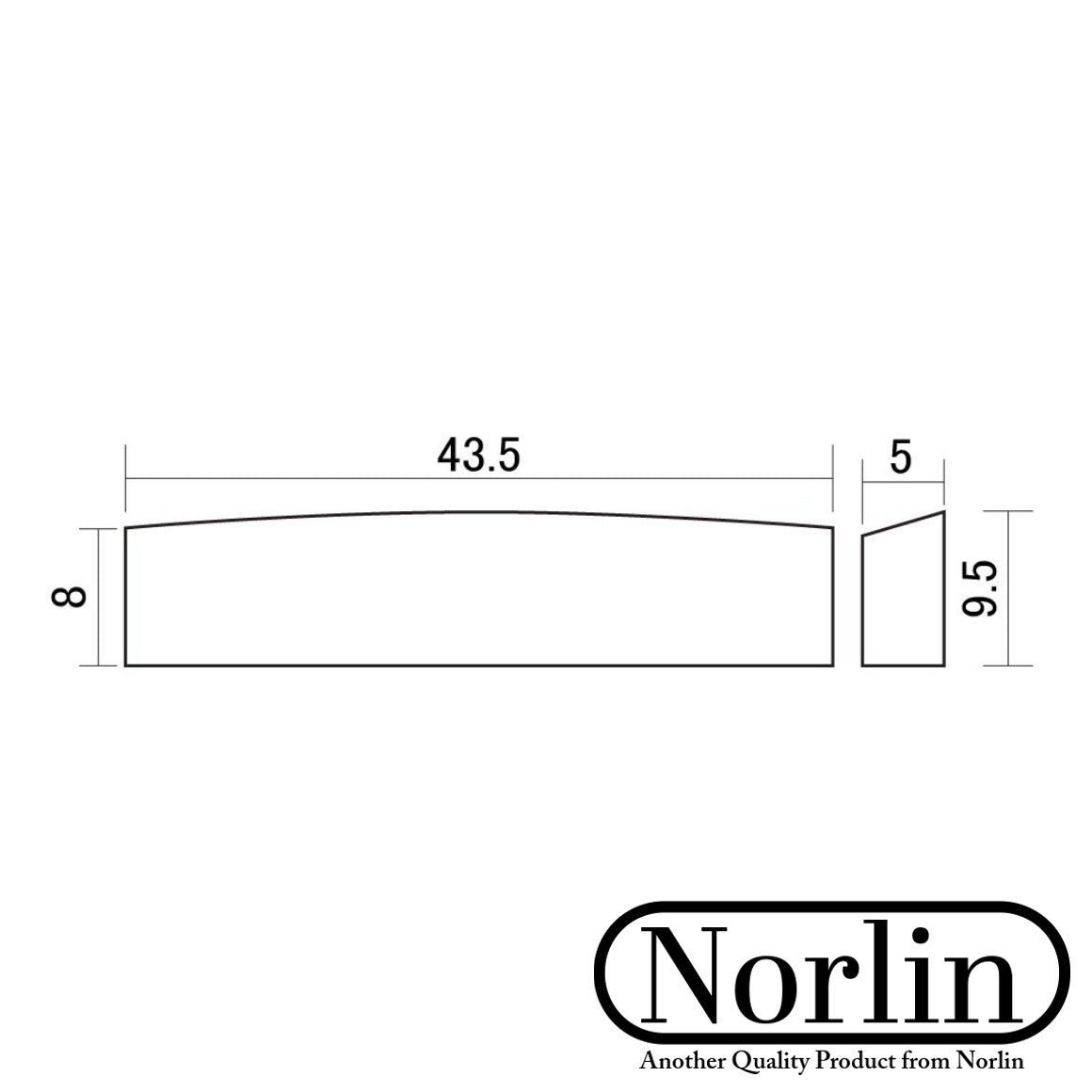Brass Shaped Blank Nut for Gibson® Guitars - Randy's LLC