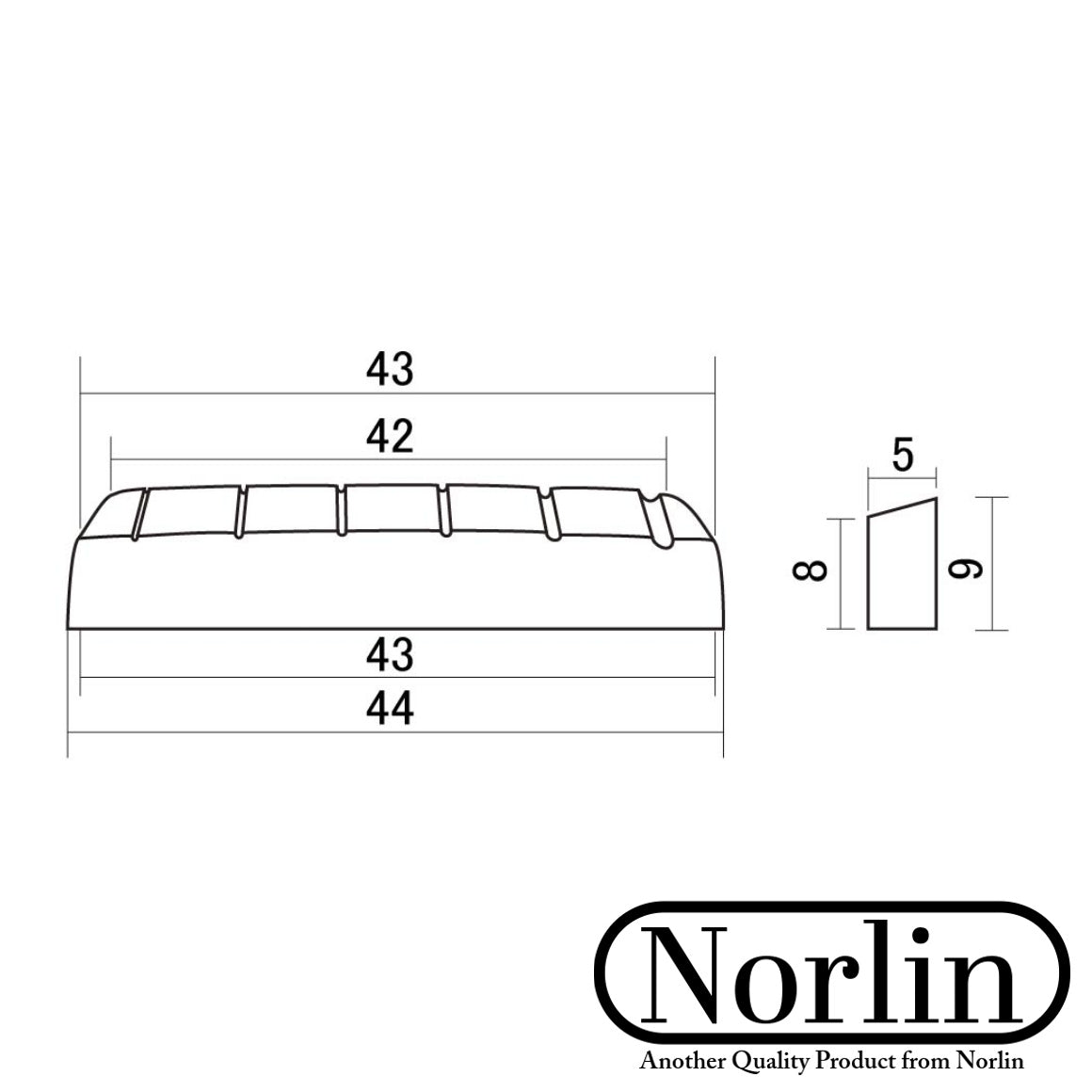 Brass Shaped & Slotted Nut for Gibson® Guitars - Randy's LLC