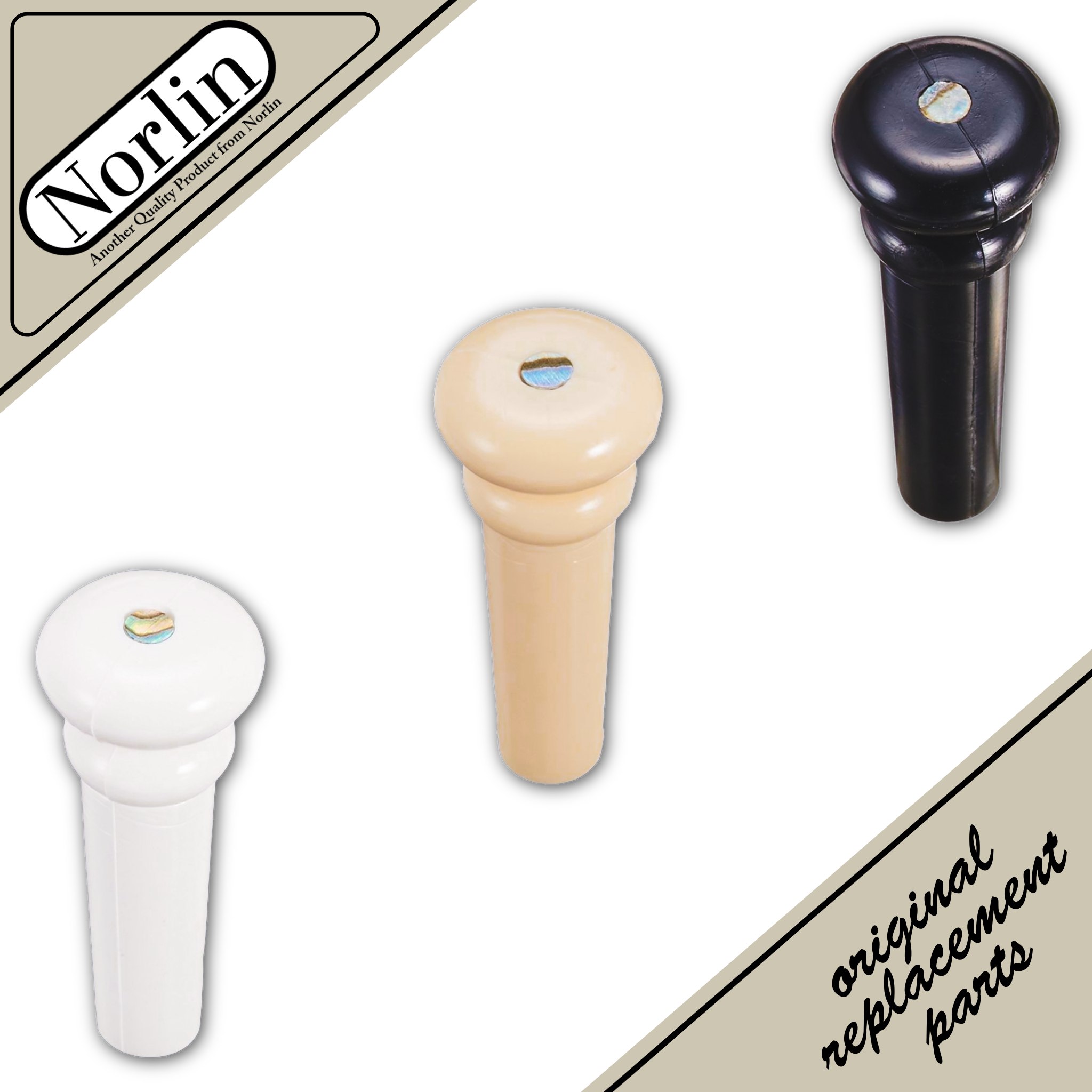 End Pin Strap Button w/ Abalone Dot for Gibson® Acoustic Guitars - Randy's LLC