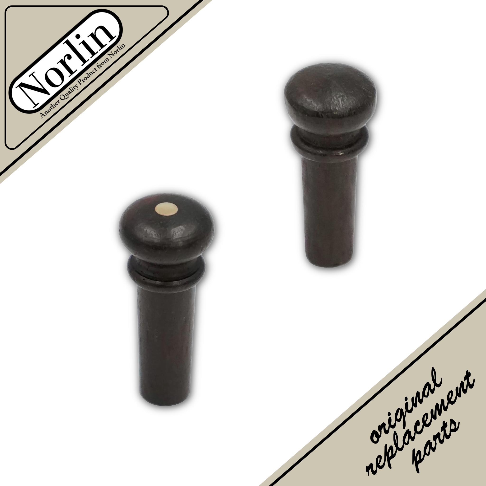 Rosewood End Pin Strap Button for Gibson® Acoustic Guitars - Randy's LLC