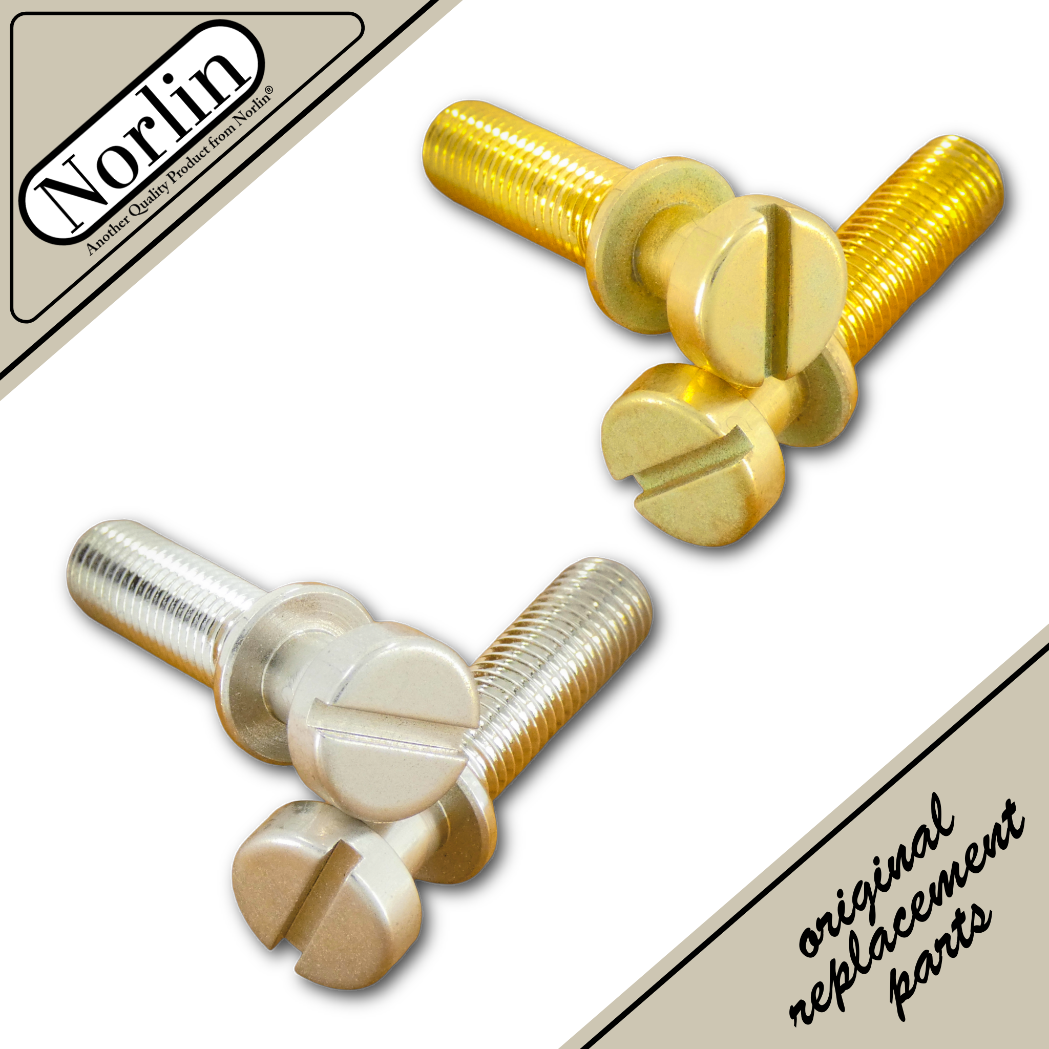 VOS Vintage Historic Tall Stop Bar Tailpiece Studs for Gibson® Guitars (Aged/Relic) - Randy's LLC