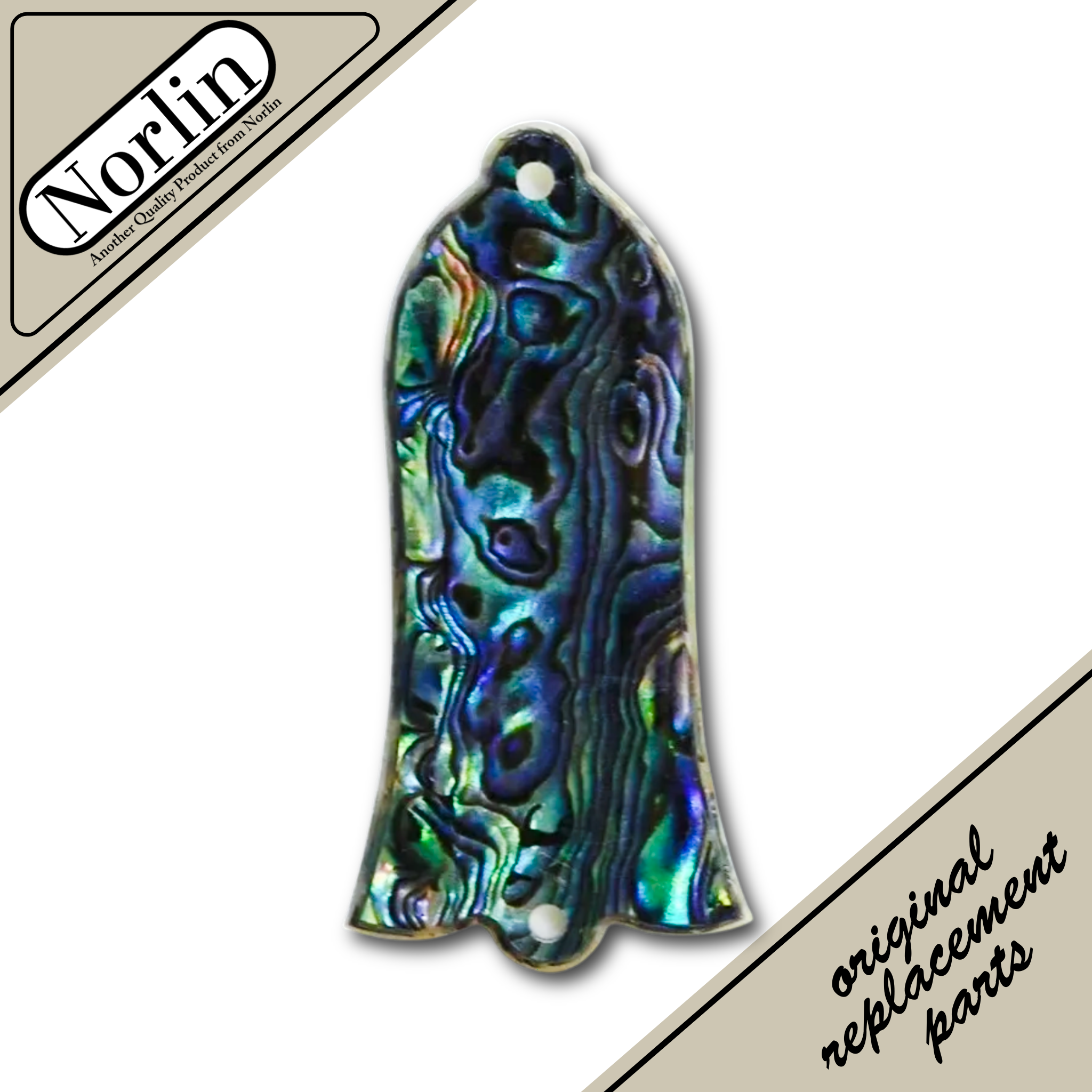 Abalone Bell Truss Rod Cover for Gibson® Guitars - Randy's LLC