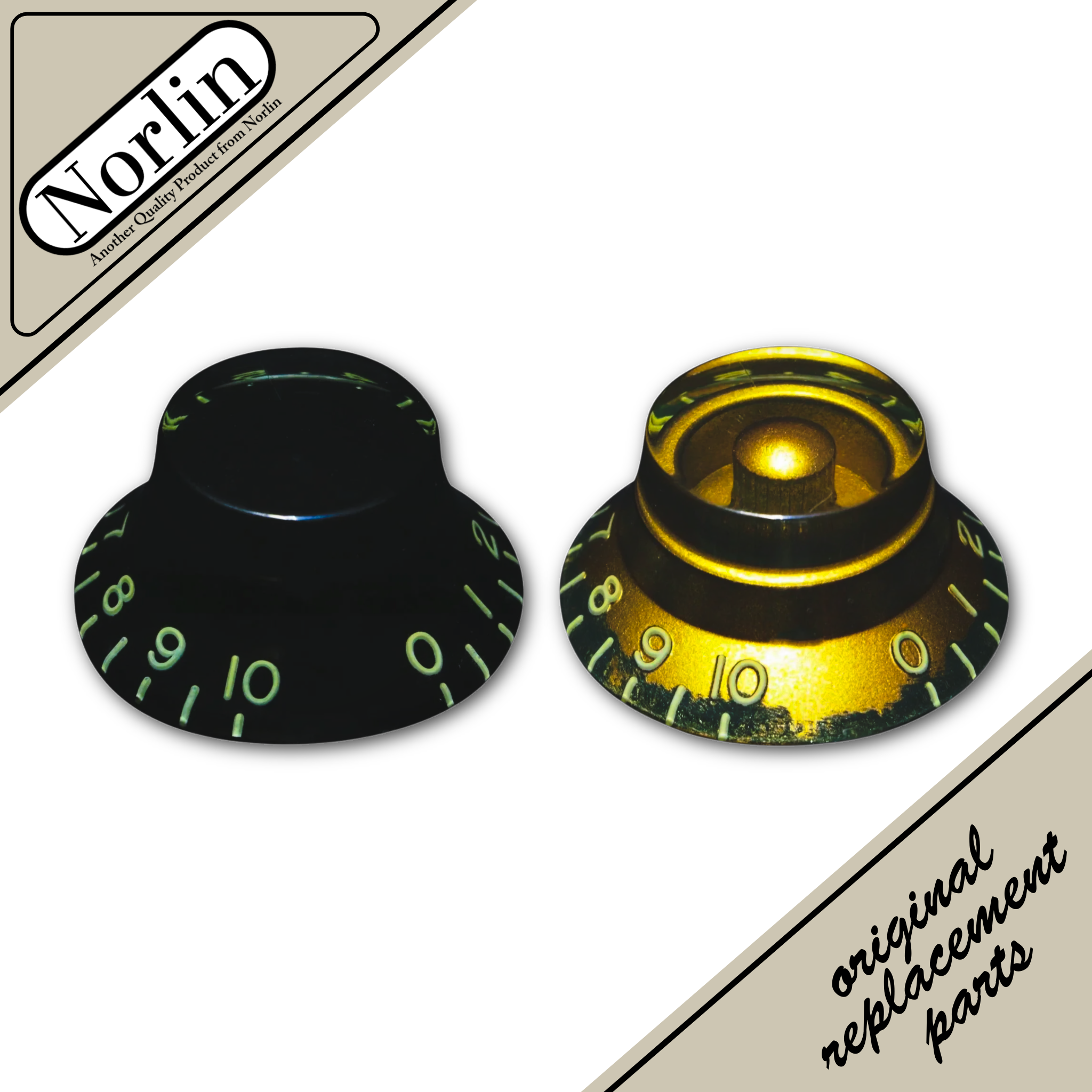 Aged Relic Bell Knob for Gibson® Guitars - Randy's LLC