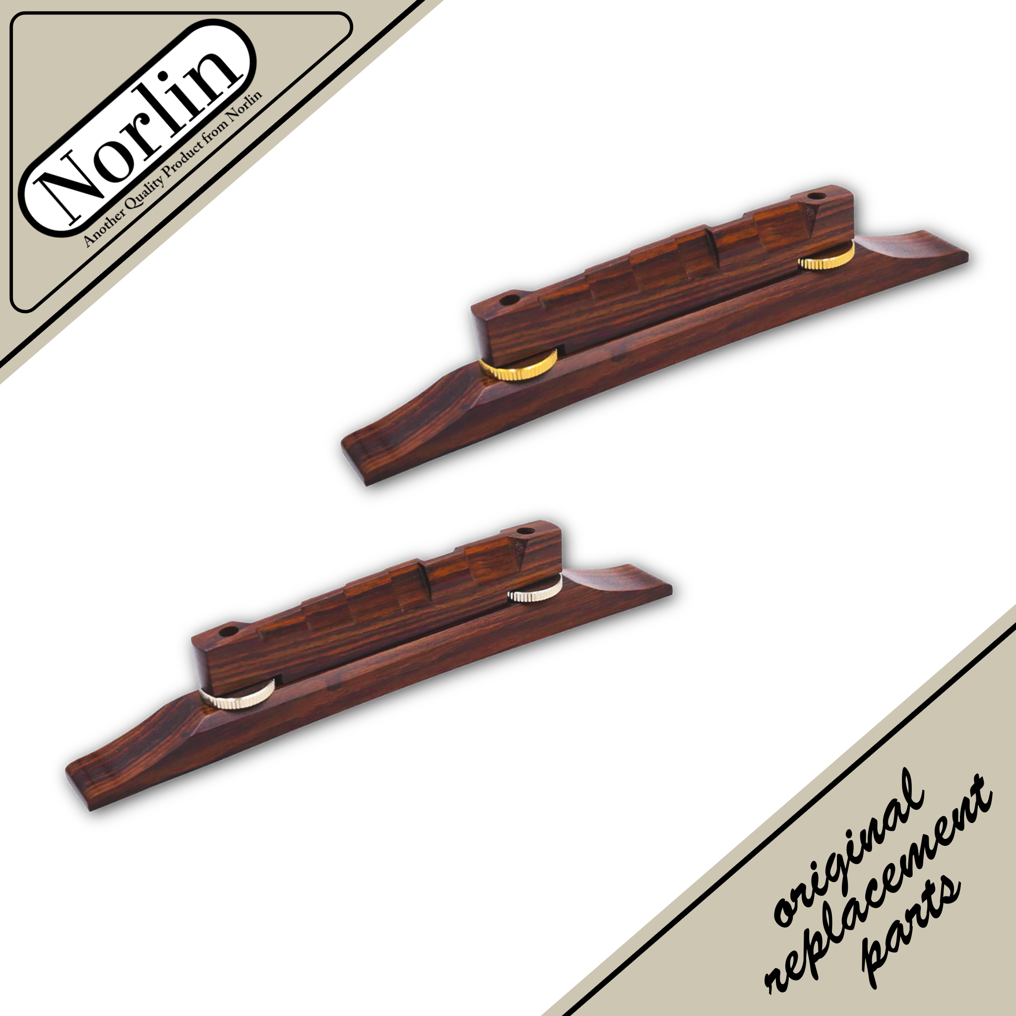 Archtop Compensated Rosewood Bridge for Gibson® & Epiphone® Guitars - Randy's LLC