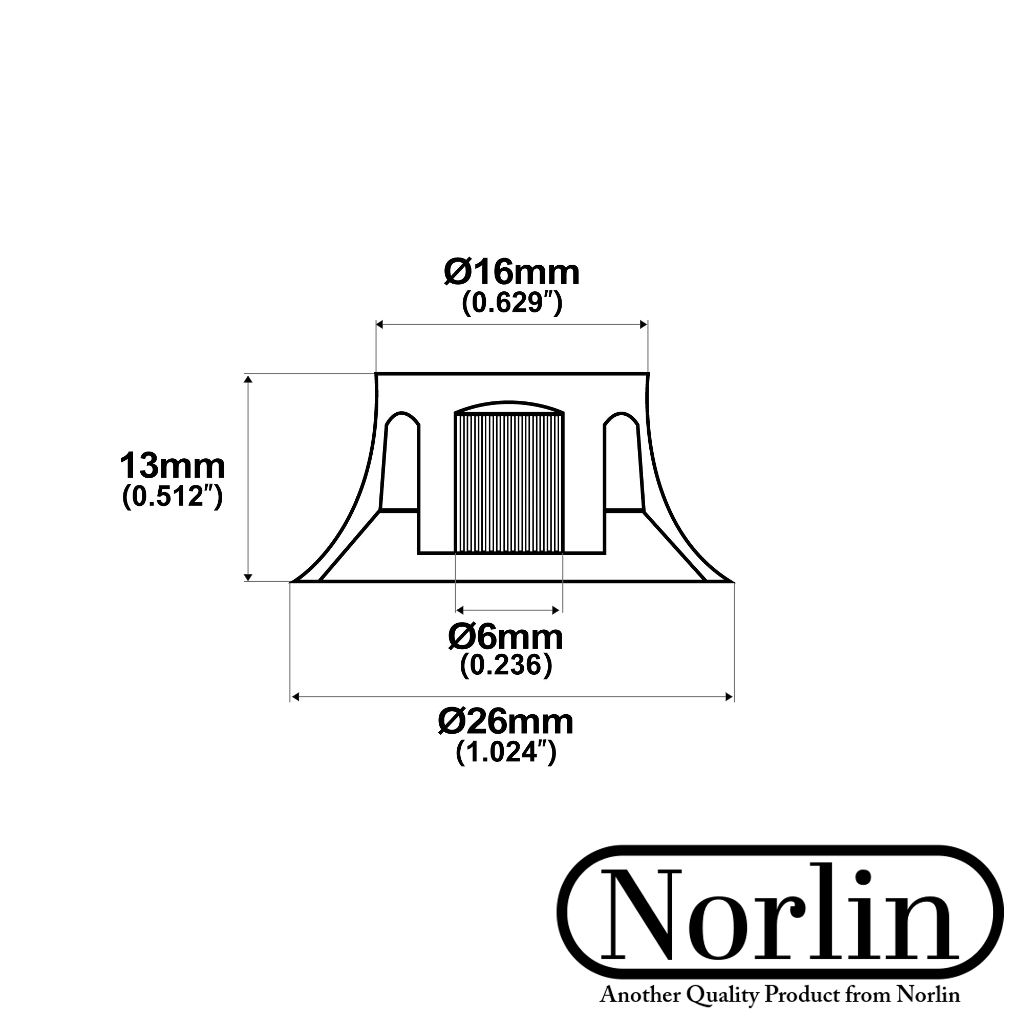 Bell Mod Knob for Gibson® Guitars (Inch) - Randy's LLC