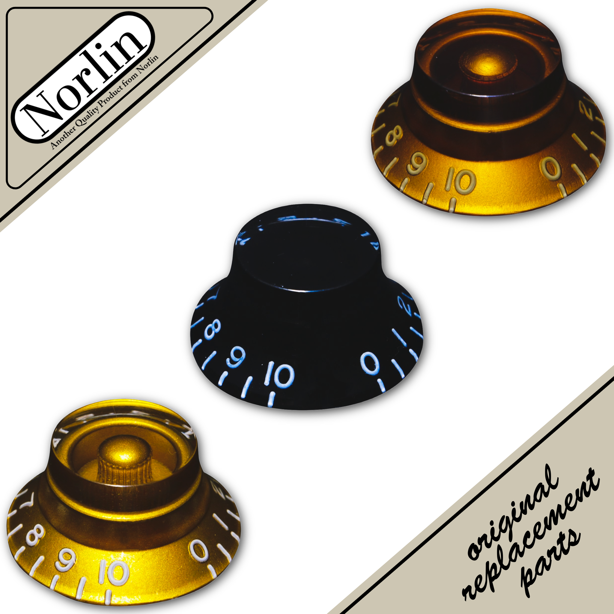 Embossed Bell Knob for Gibson® Guitars - Randy's LLC