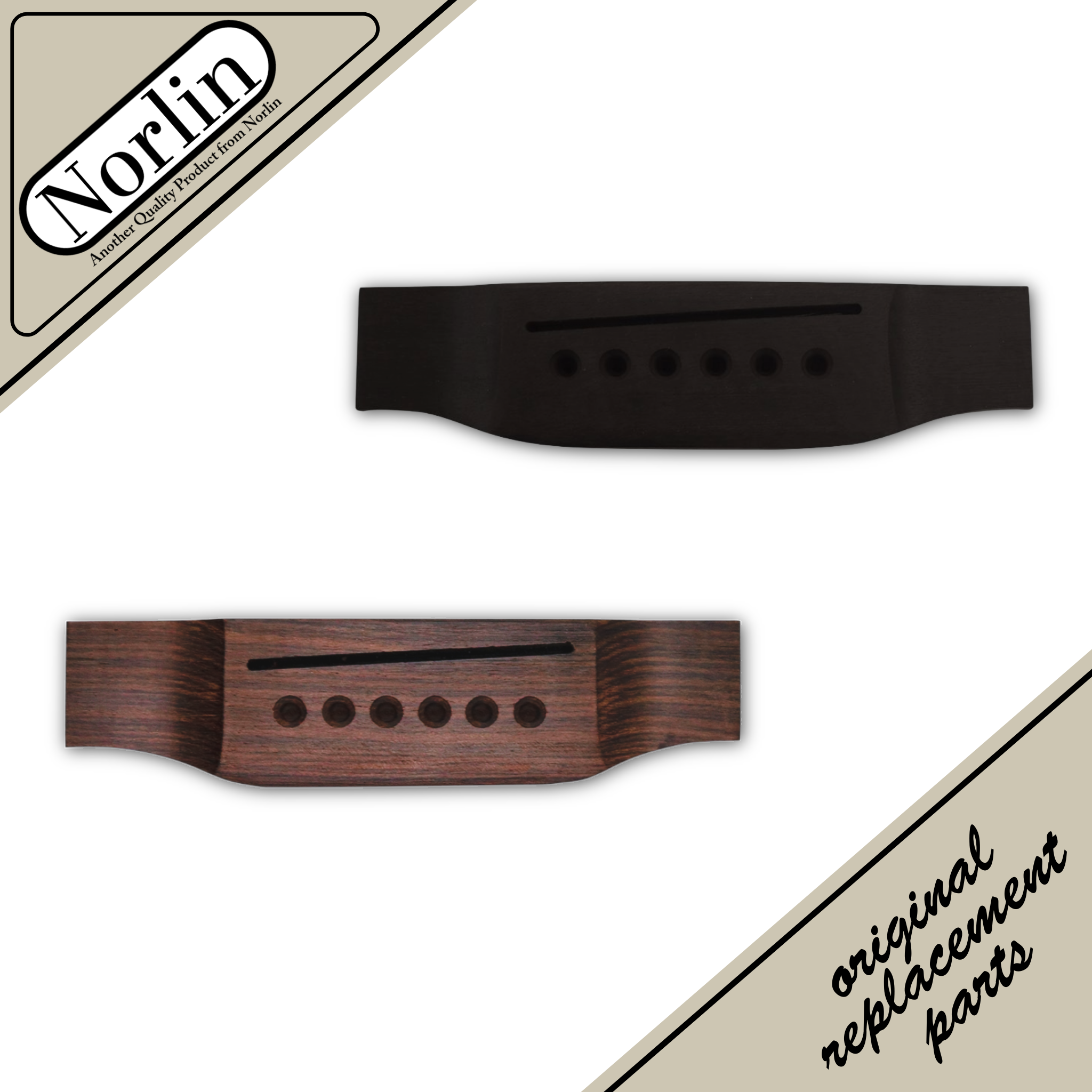 "Belly Down" Acoustic Guitar Bridge for Gibson® & Martin® Guitars - Randy's LLC