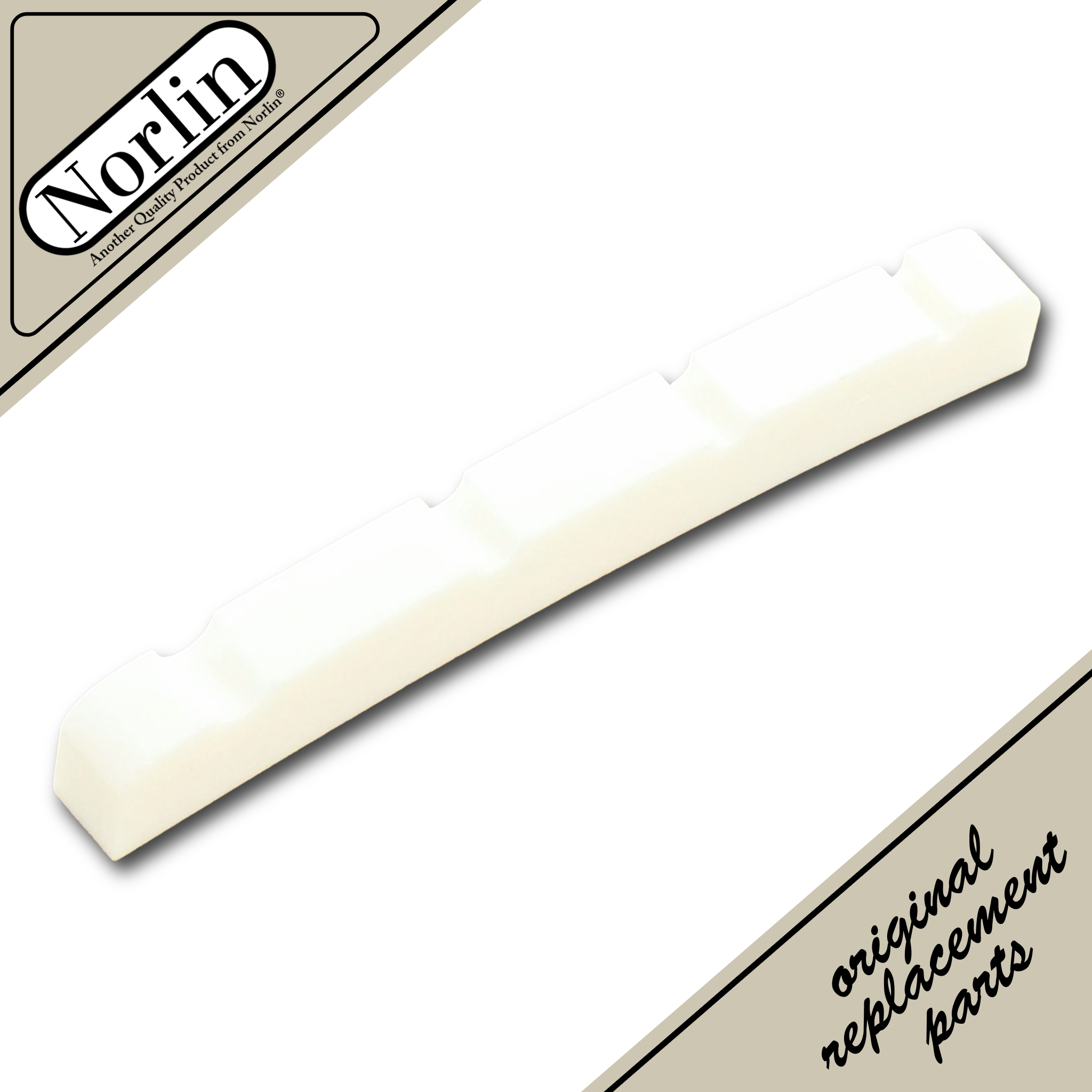 Shaped & Slotted Bone Nut for Fender® Precision Bass® Guitars - Randy's LLC