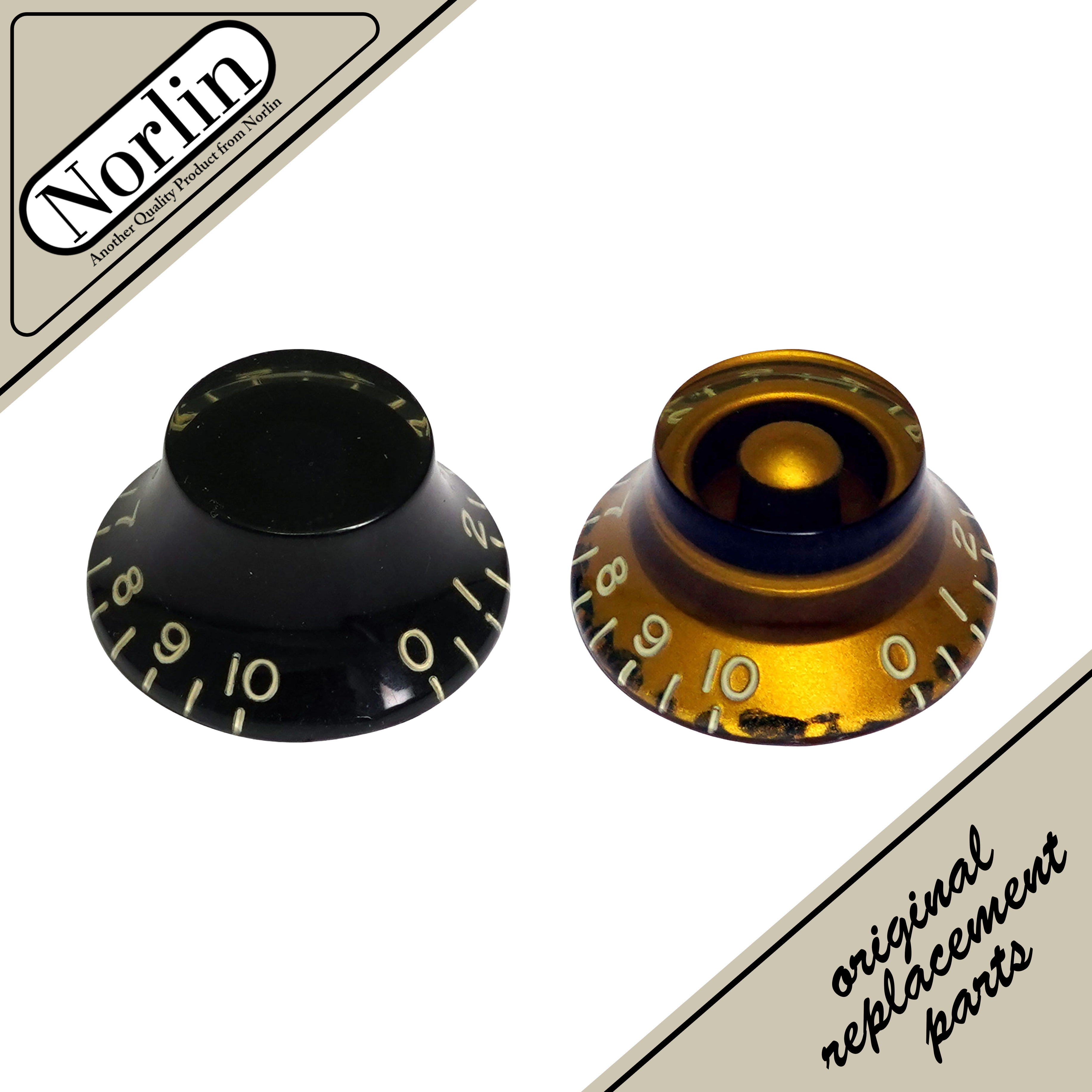 CAB Knobs - Vintage Historic Bell Knob for Gibson® Guitars (Inch) - Randy's LLC