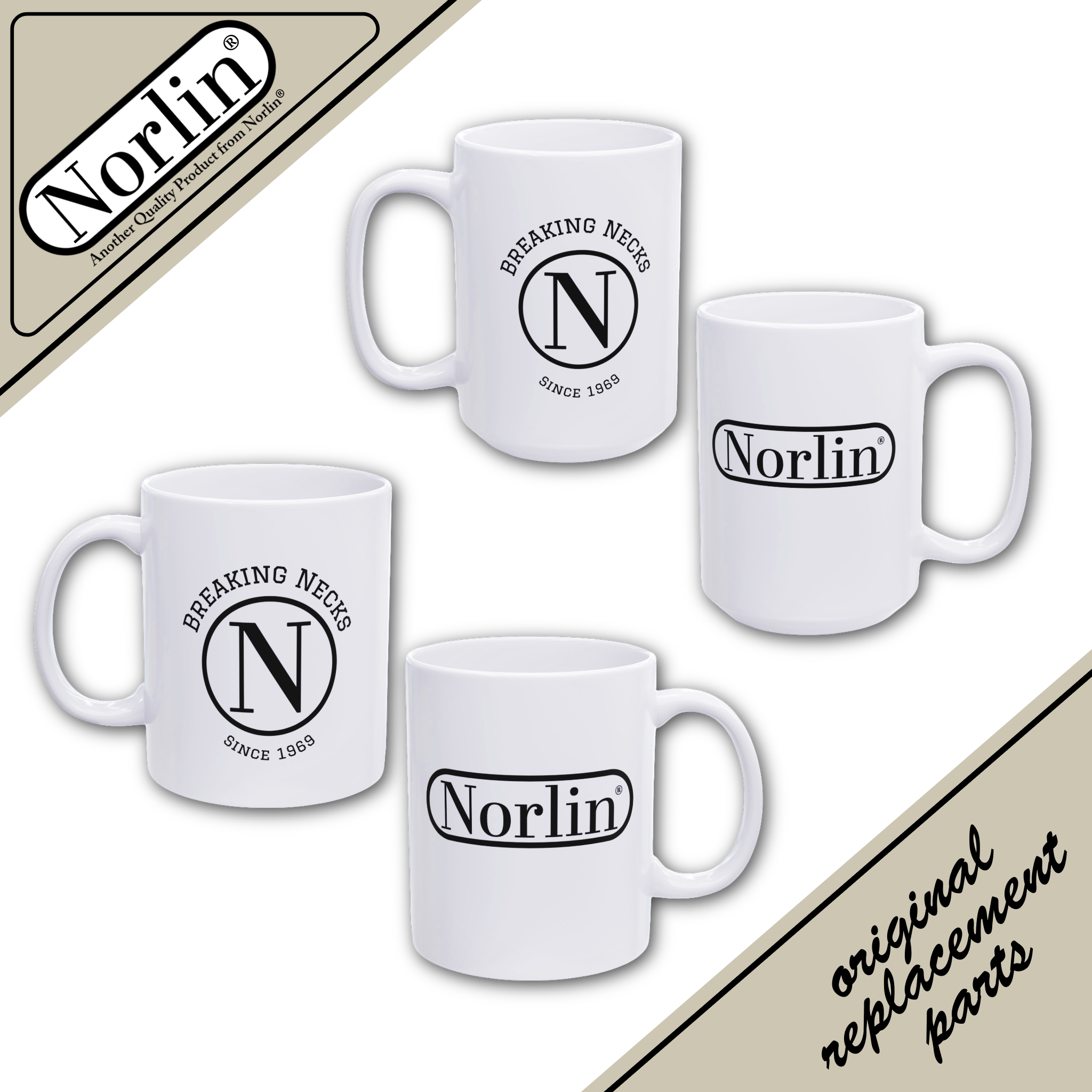 "Breaking Necks Since 1969" Coffee Mug - Randy's LLC