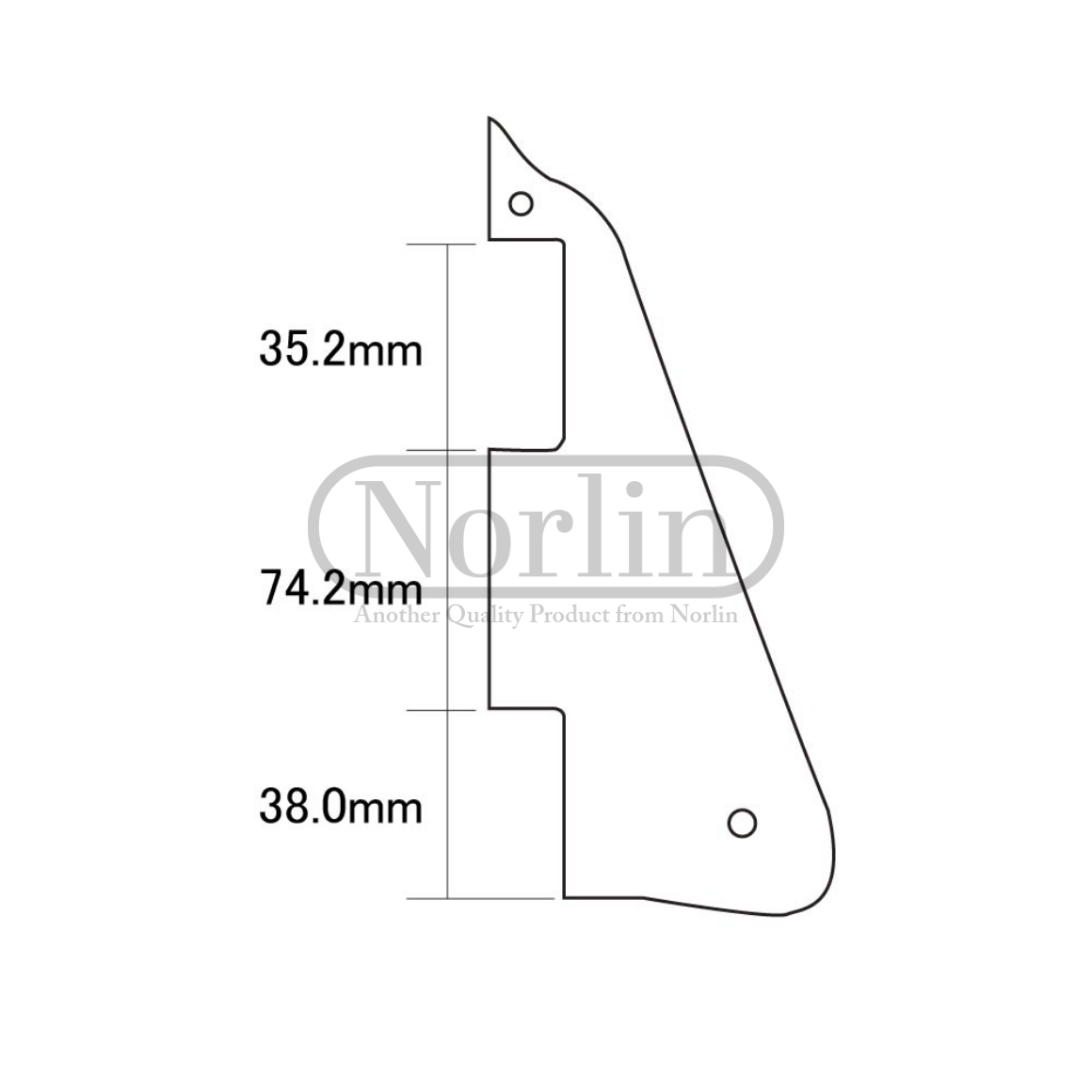Custom Pickguard for '56 R6 1956 Gibson® Les Paul® Guitars - Randy's LLC
