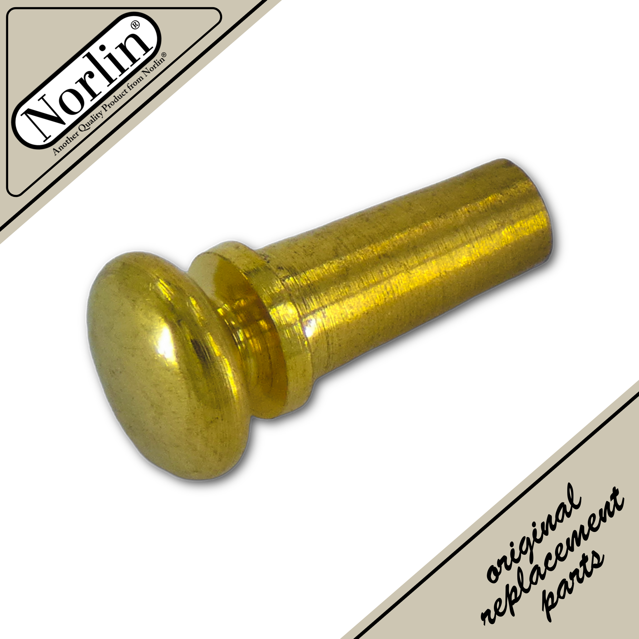Brass End Pin Strap Button for Gibson® Guitars - Randy's LLC