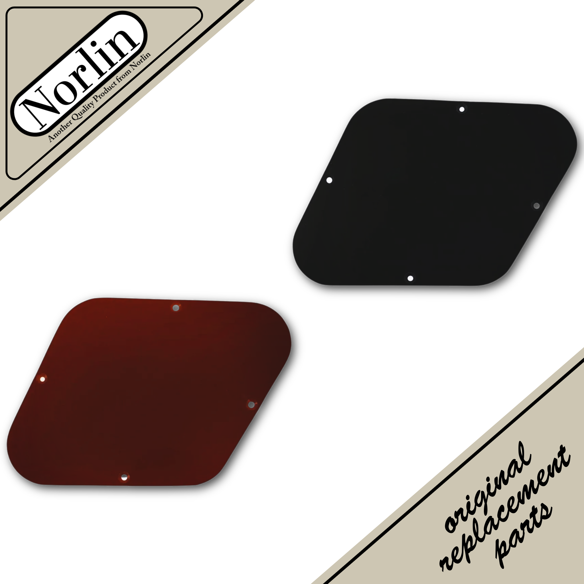 Historic Diamond Back Plate for Gibson® Les Paul® Reissue Guitars - Randy's LLC