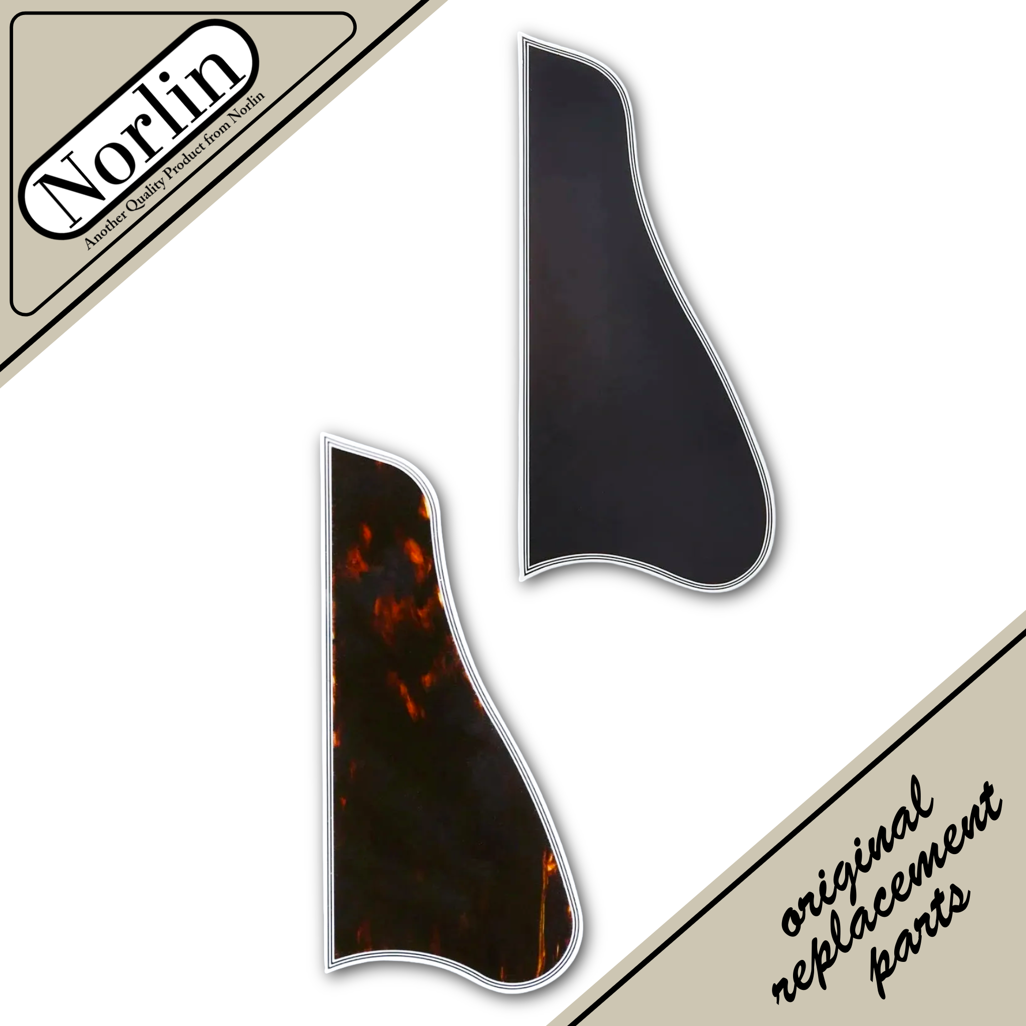 Historic Large Archtop Pickguard w/ Binding for Gibson® L5 Guitars - Randy's LLC