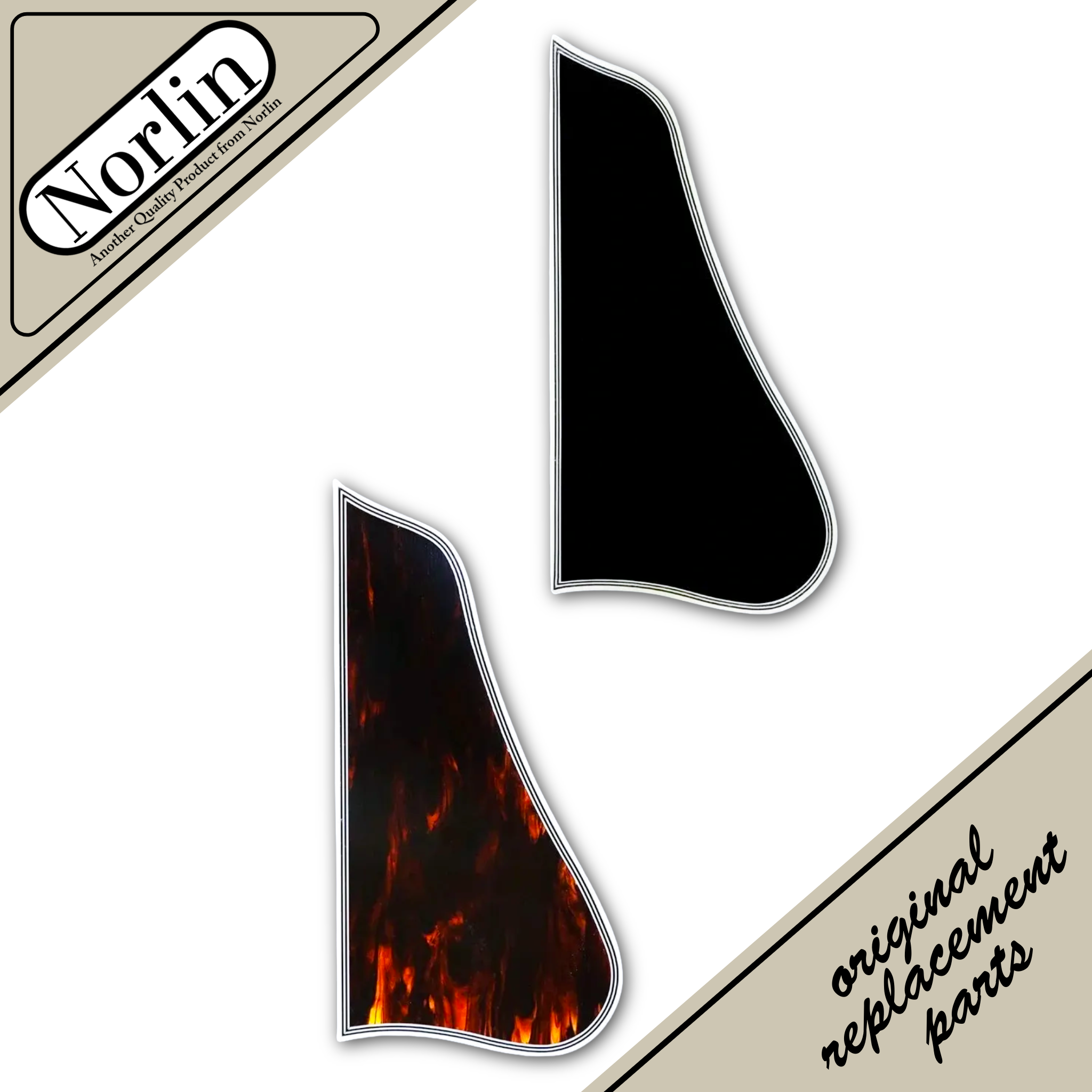 Historic Small Archtop Pickguard w/ Binding for Gibson® L5 Guitars - Randy's LLC