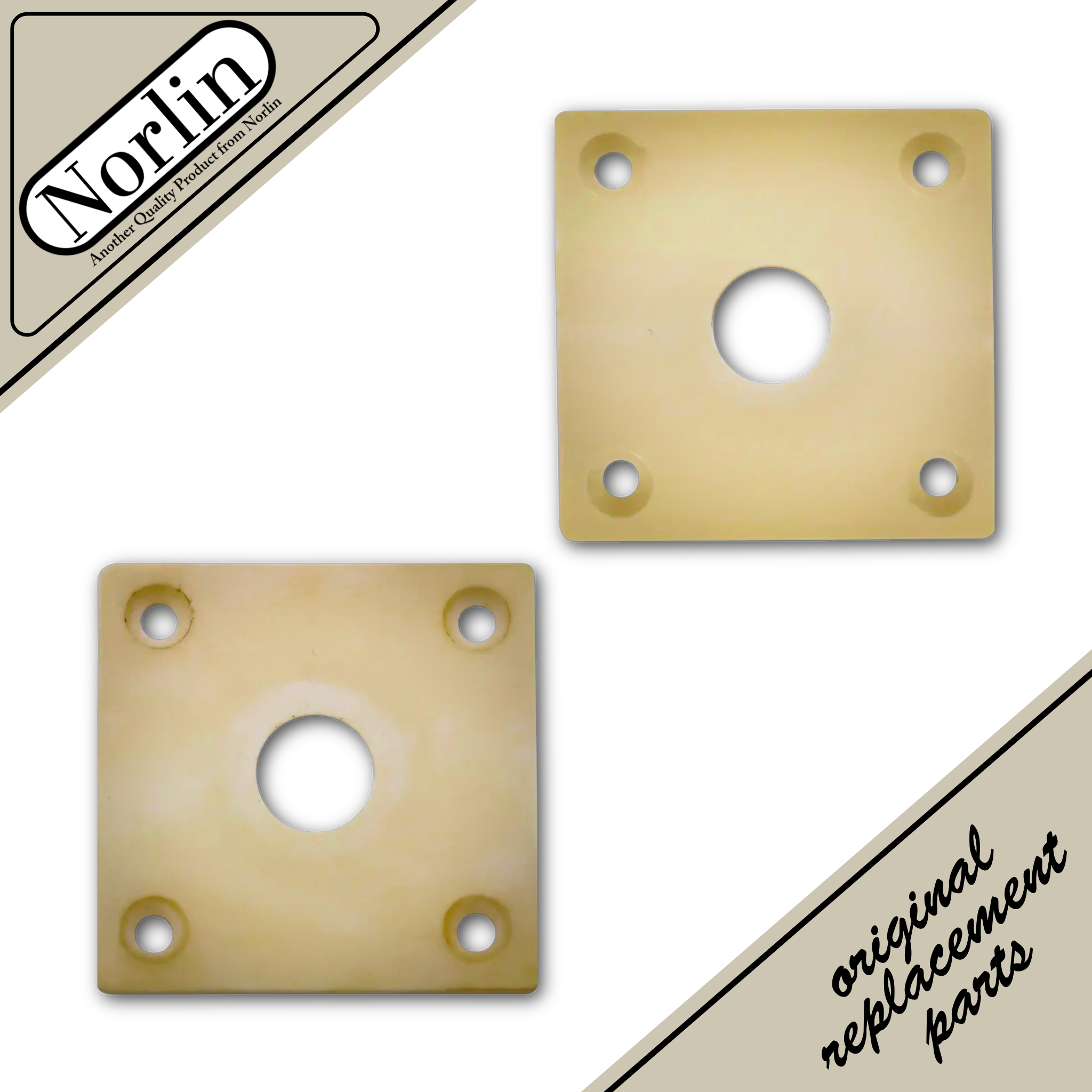 Historic Square Jack Plate for Gibson® Guitars - Randy's LLC