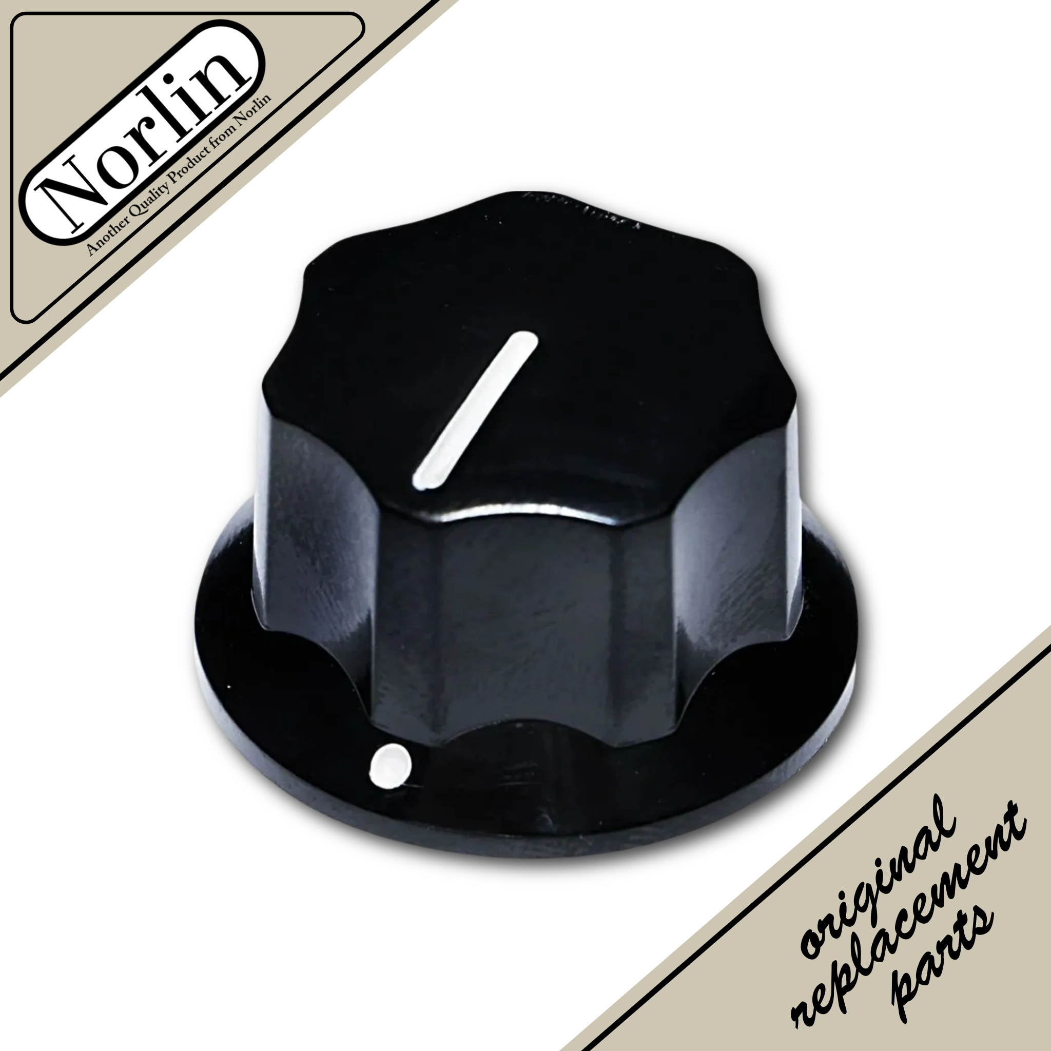 Vintage Historic Bakelite Large Control Knob for Fender® Bass Guitars (Multi-Fit) - Randy's LLC