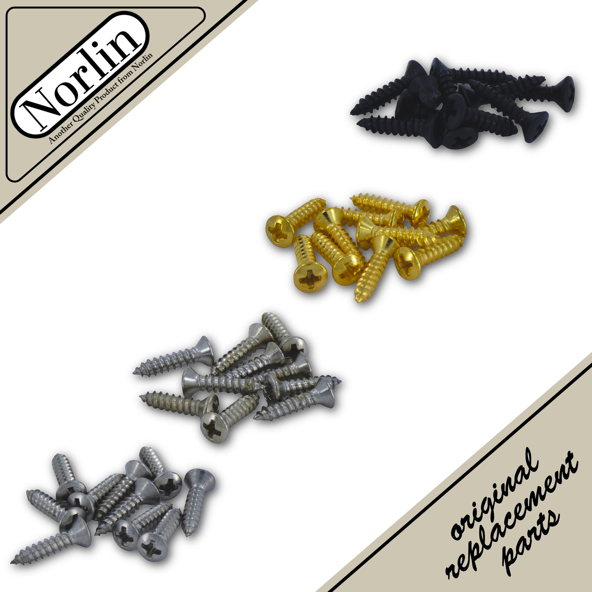 Large Pickguard Screws for Fender® & Squire® Guitars - Randy's LLC
