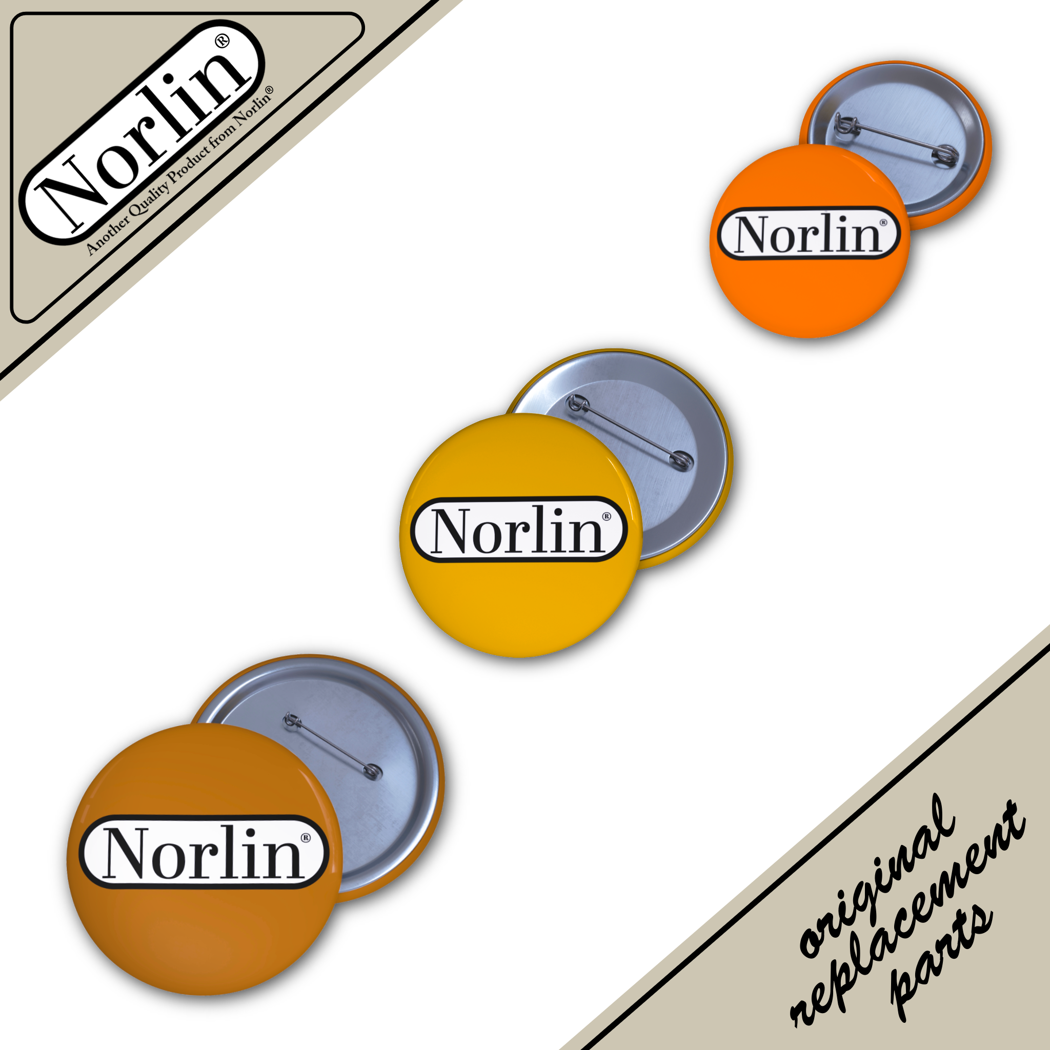 Logo Guitar Strap Pin Button - Randy's LLC