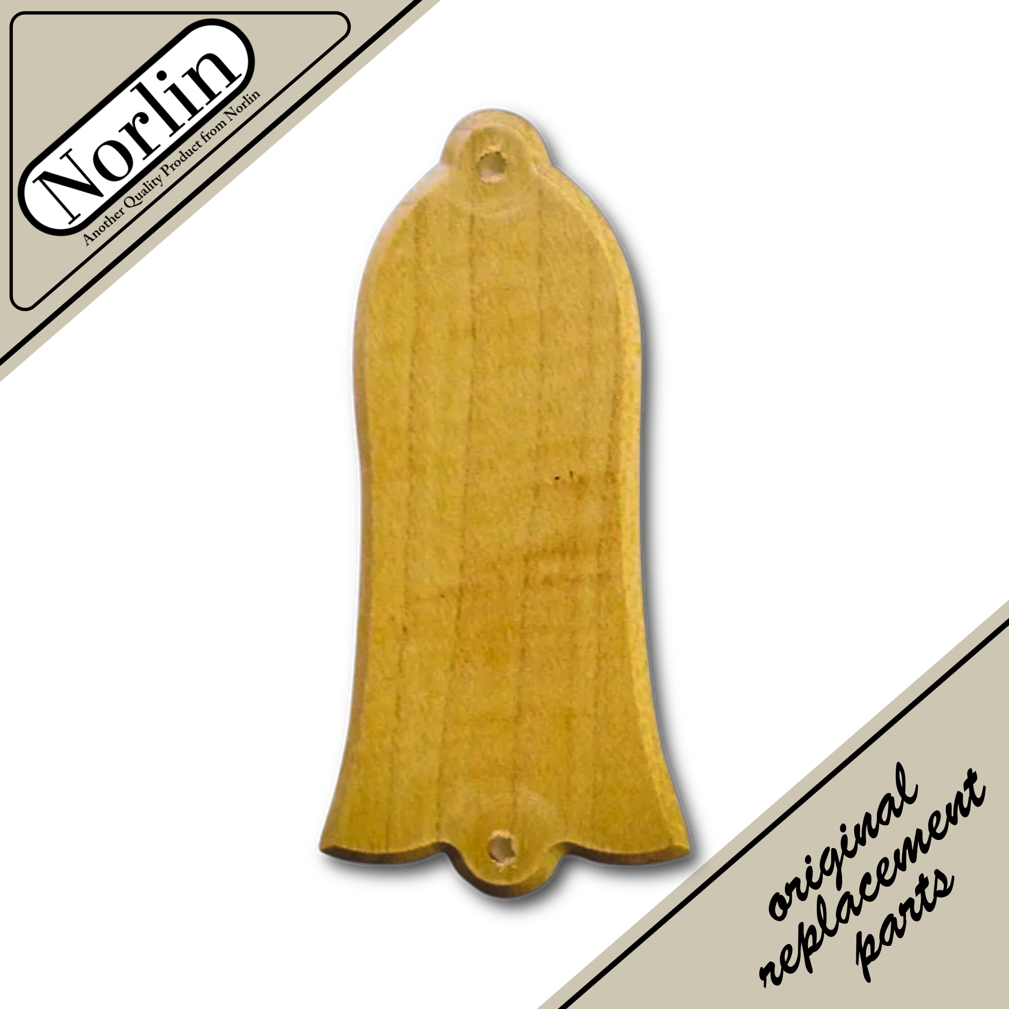 Maple Wood Bell Truss Rod Cover for Gibson® Guitars - Randy's LLC