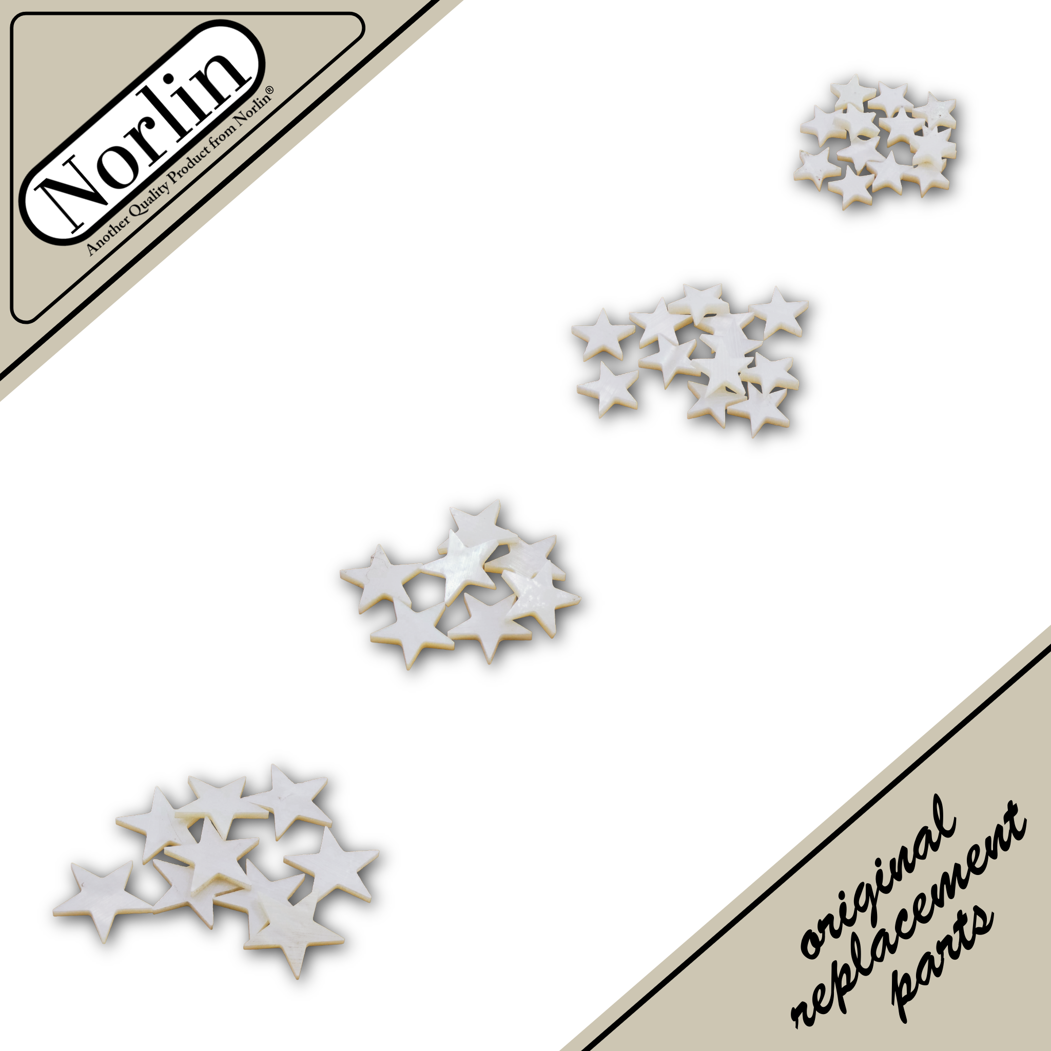 Mother of Pearl Star Fingerboard Inlay for Gibson® Starburst (Individual) - Randy's LLC