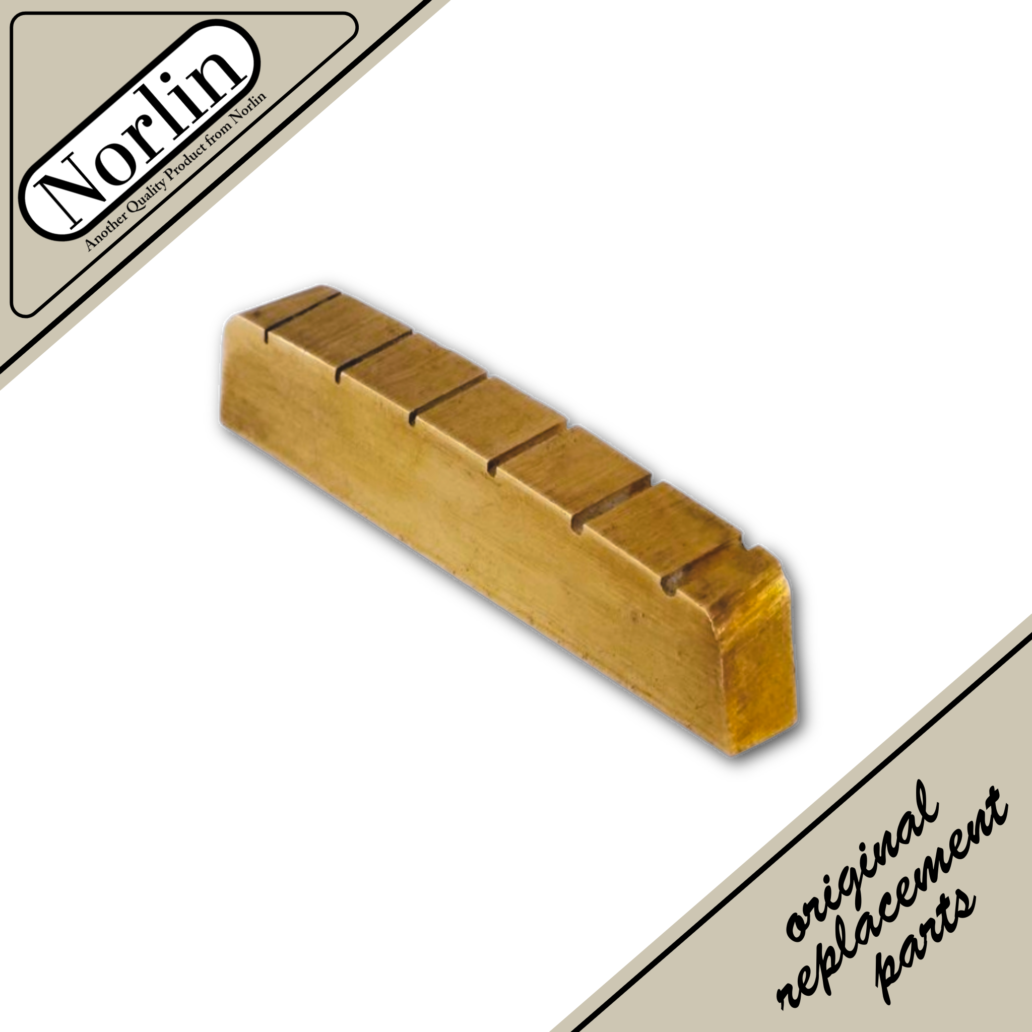 Brass Shaped & Slotted Nut for Gibson® Guitars - Randy's LLC