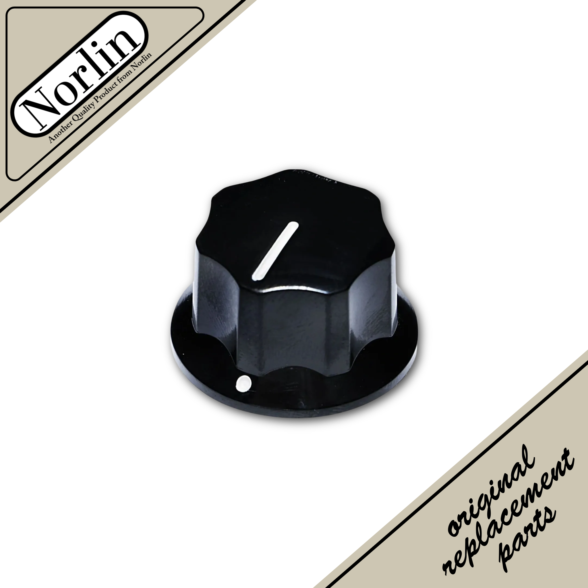 Vintage Historic Bakelite Small Control Knob for Fender® Bass Guitars (Multi-Fit) - Randy's LLC