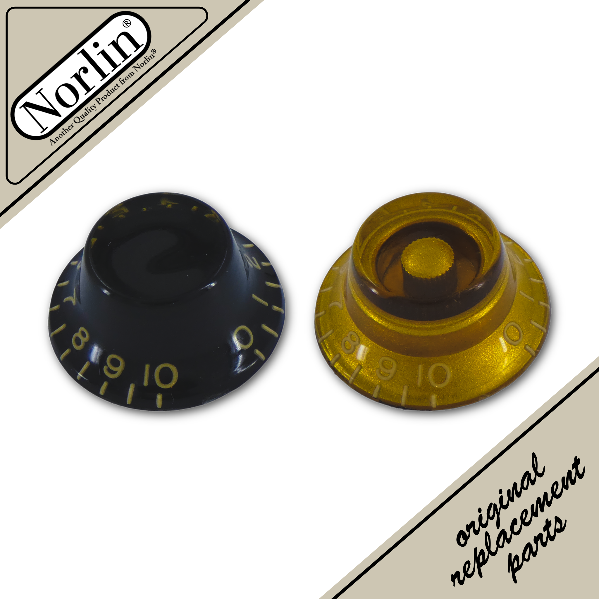 Historic CAB Top Hat/Bell Knob for Gibson® Guitars - Randy's LLC