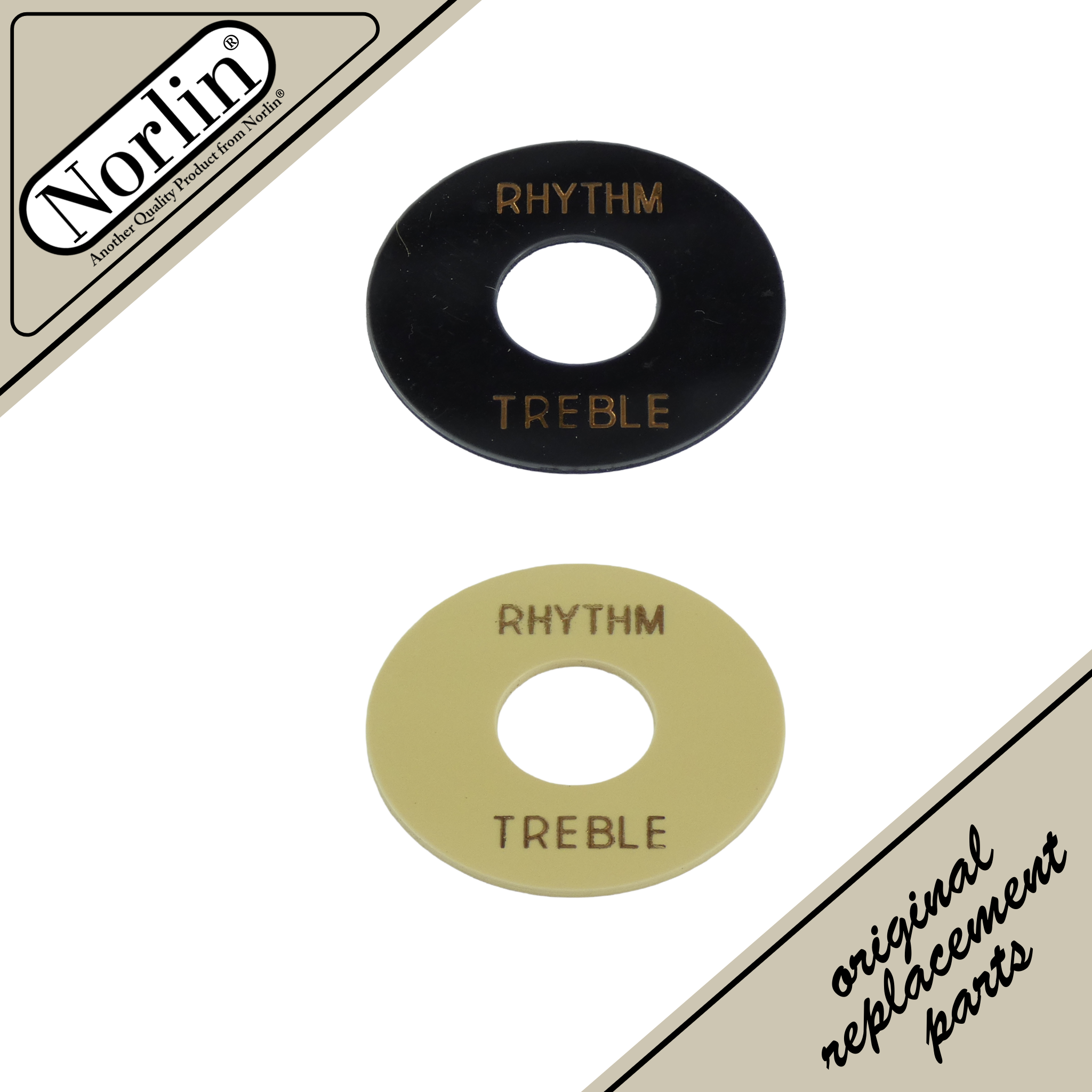 Historic 3-Way Toggle Switch Washer "Poker Chip" (Rhythm/Treble) for Gibson® Guitars - Randy's LLC