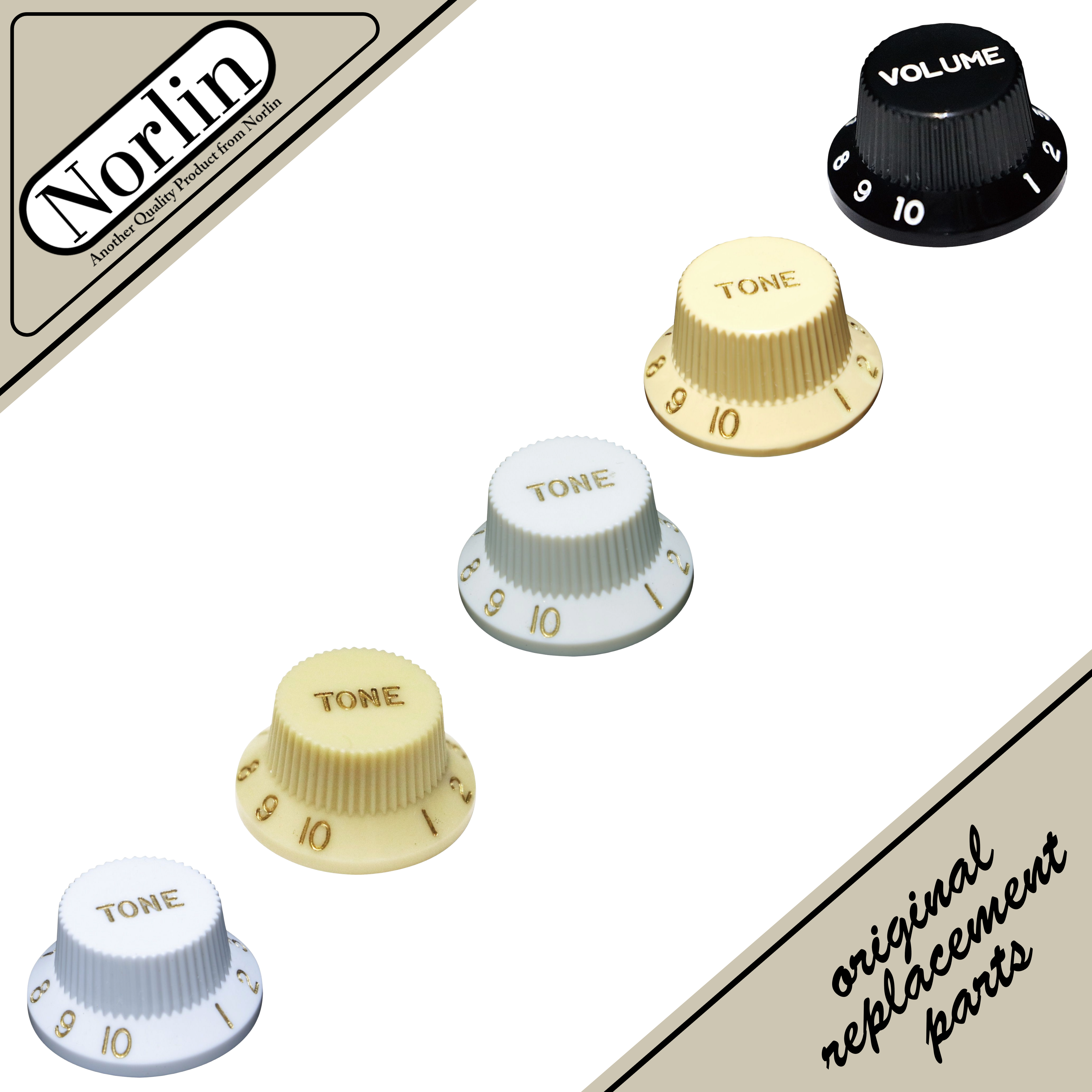 Top Hat Tone Knob for Fender® Stratocaster® Guitars - Randy's LLC