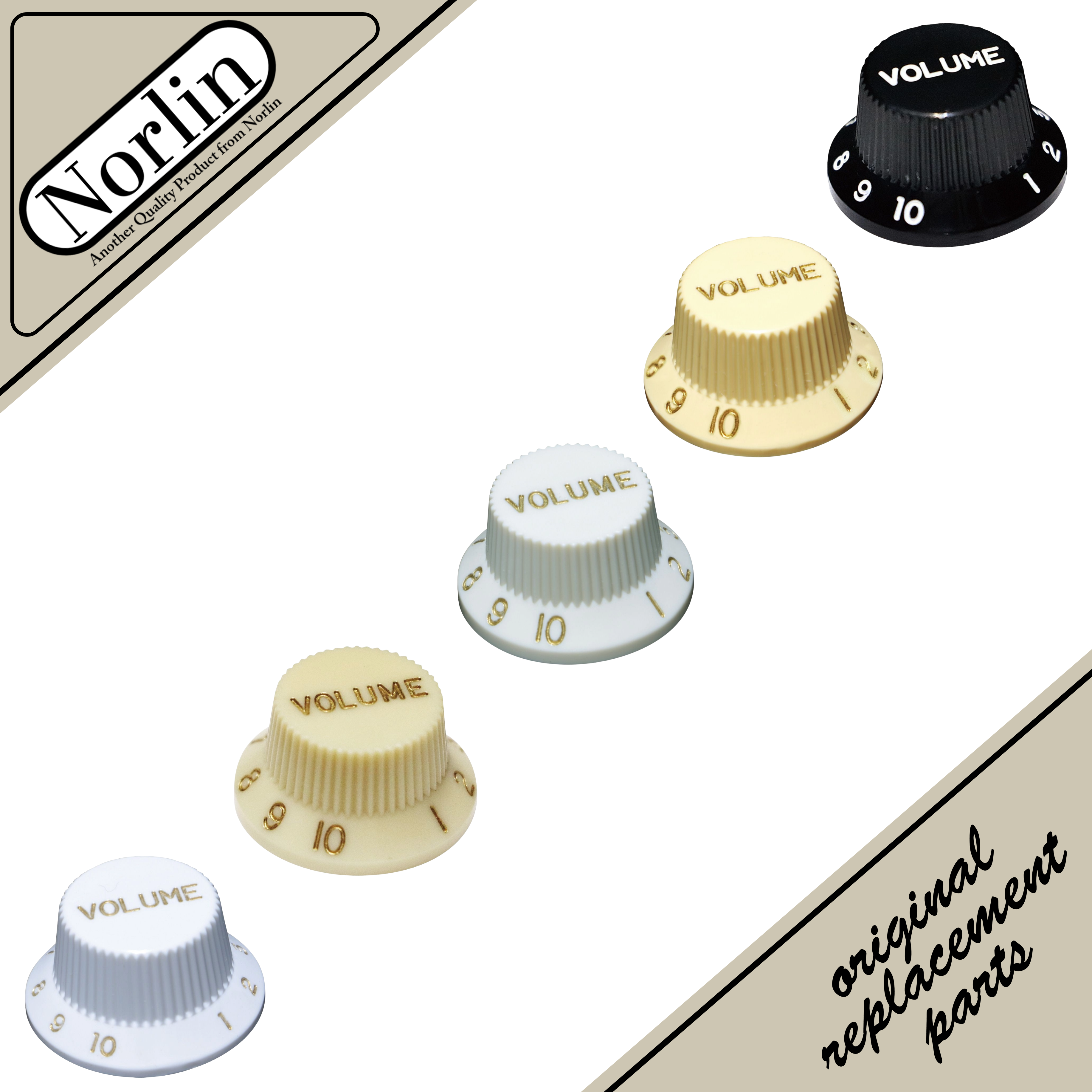 Top Hat Volume Knob for Fender® Stratocaster® Guitars - Randy's LLC
