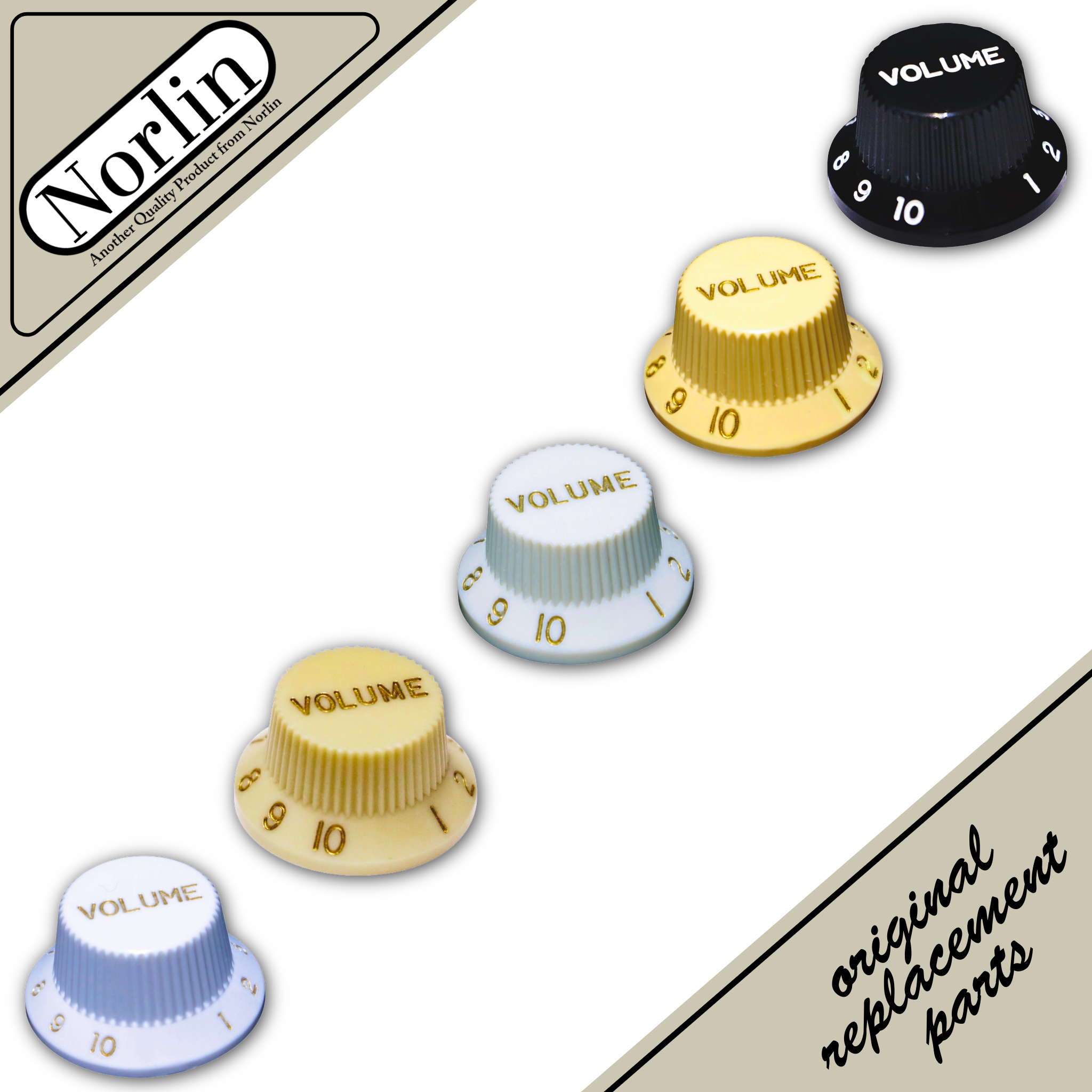 Top Hat Volume Knob for Fender® Stratocaster® Guitars - Randy's LLC