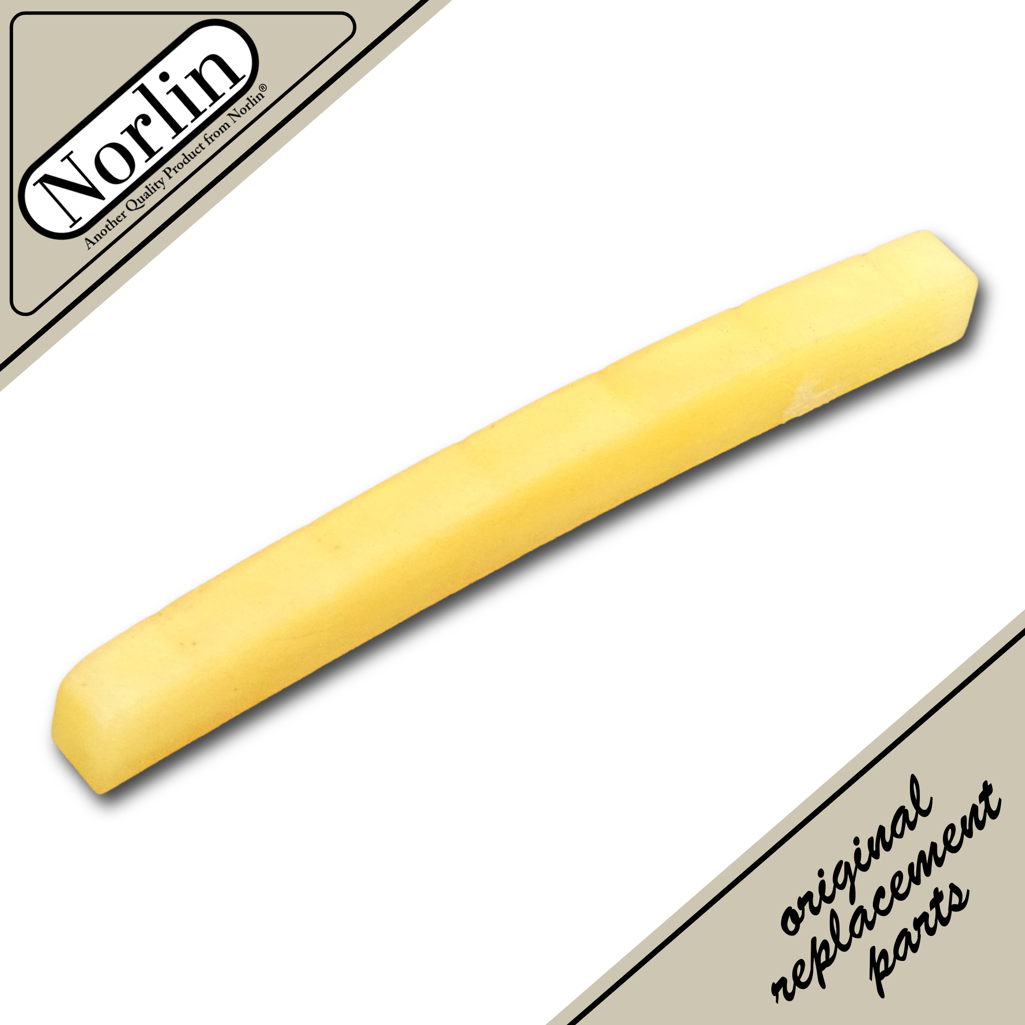 Shaped & Slotted Vintage Bone Nut for Fender® Stratocaster® & Telecaster® Guitars - Randy's LLC