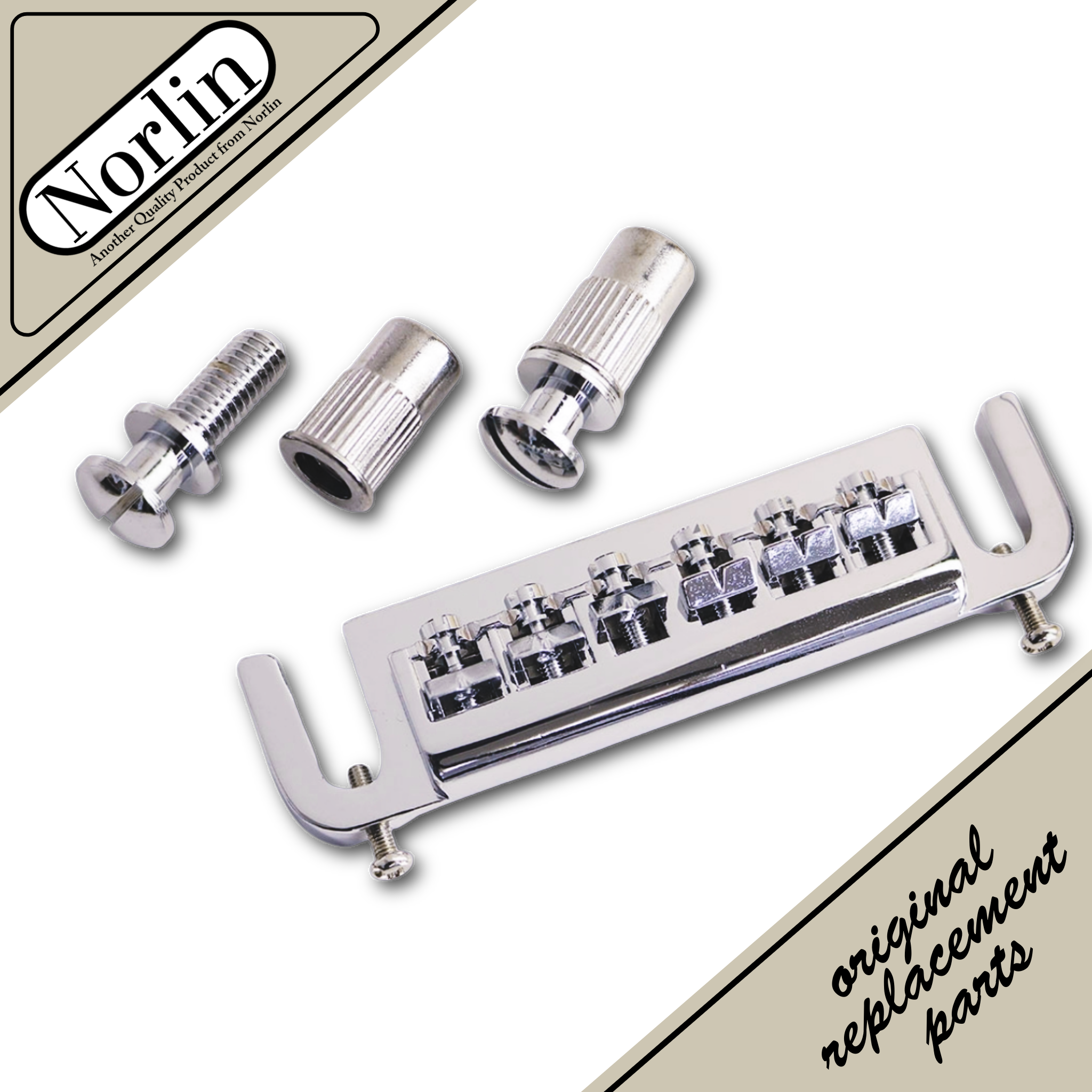 Adjustable Wraparound Bridge for Gibson® Guitars - Compare to Leo Quan Badass Bridge - Randy's LLC