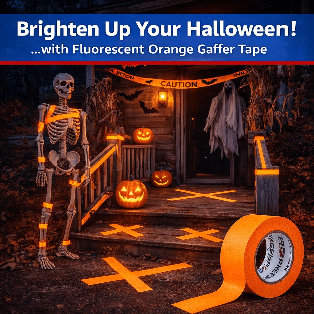 Gaffer Tape — Fluoro Orange 2" x 30yd - Randy's LLC