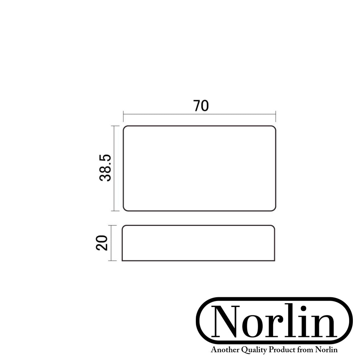Humbucker Pickup Cover w/ No Holes for Gibson® & EMG® - Randy's LLC