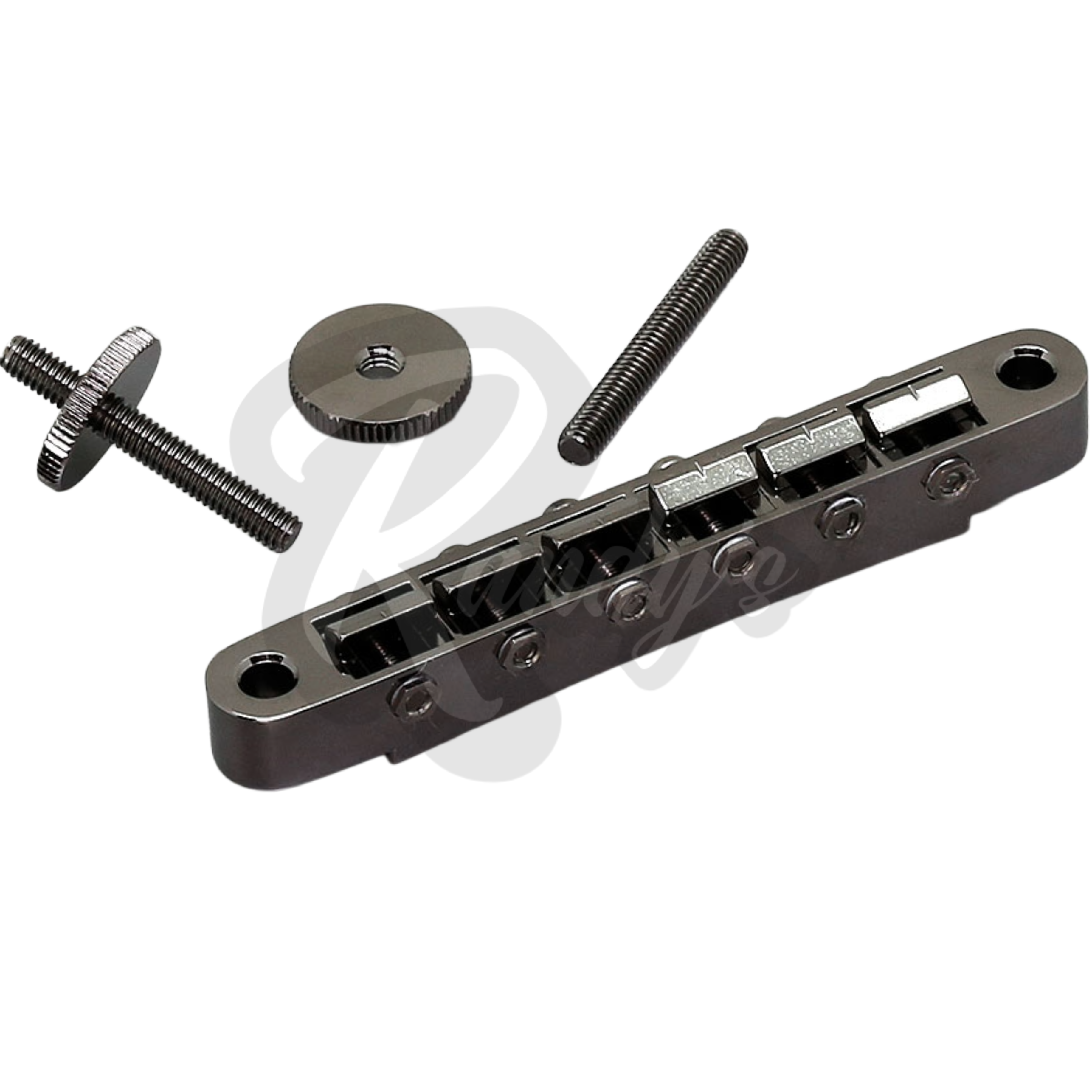 GE104B Nashville Tune-O-Matic Bridge w/ M4 Posts - Fits Gibson® - Randy's LLC