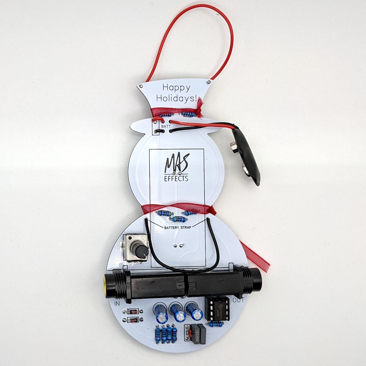 Christmas Holiday Guitar Effects Pedal Ornament Kit - Randy's LLC