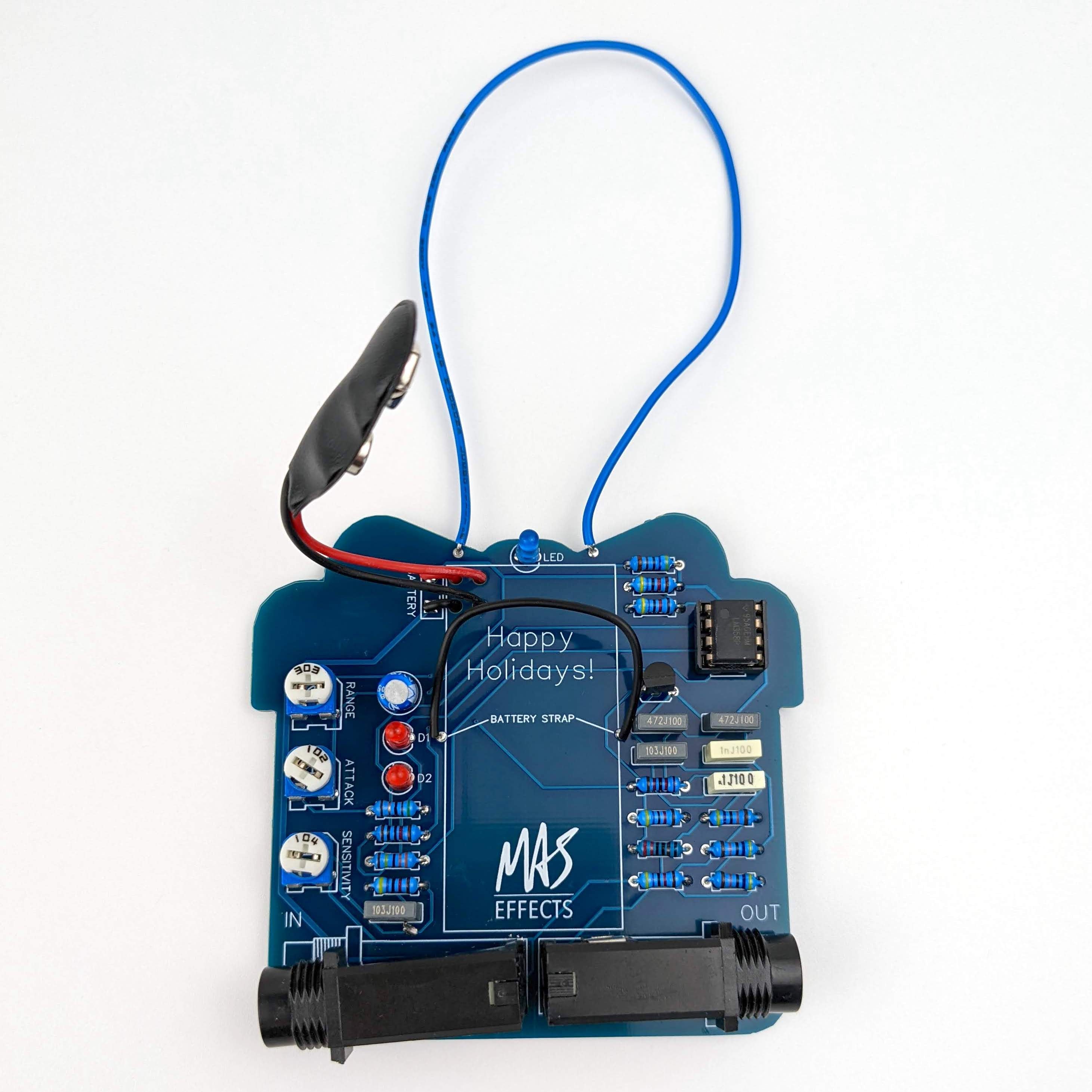 Christmas Holiday Guitar Effects Pedal Ornament Kit - Randy's LLC