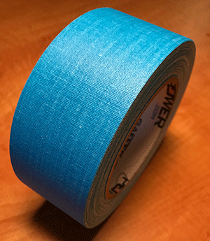 Gaffer Tape — Fluoro Blue 2" x 30yd - Randy's LLC