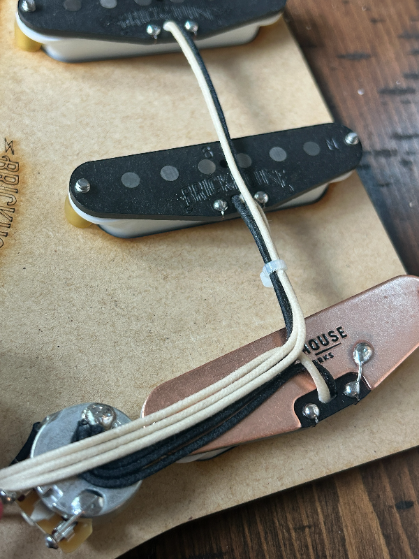 1963 Strat Prewired Pickguard Harness - Randy's LLC