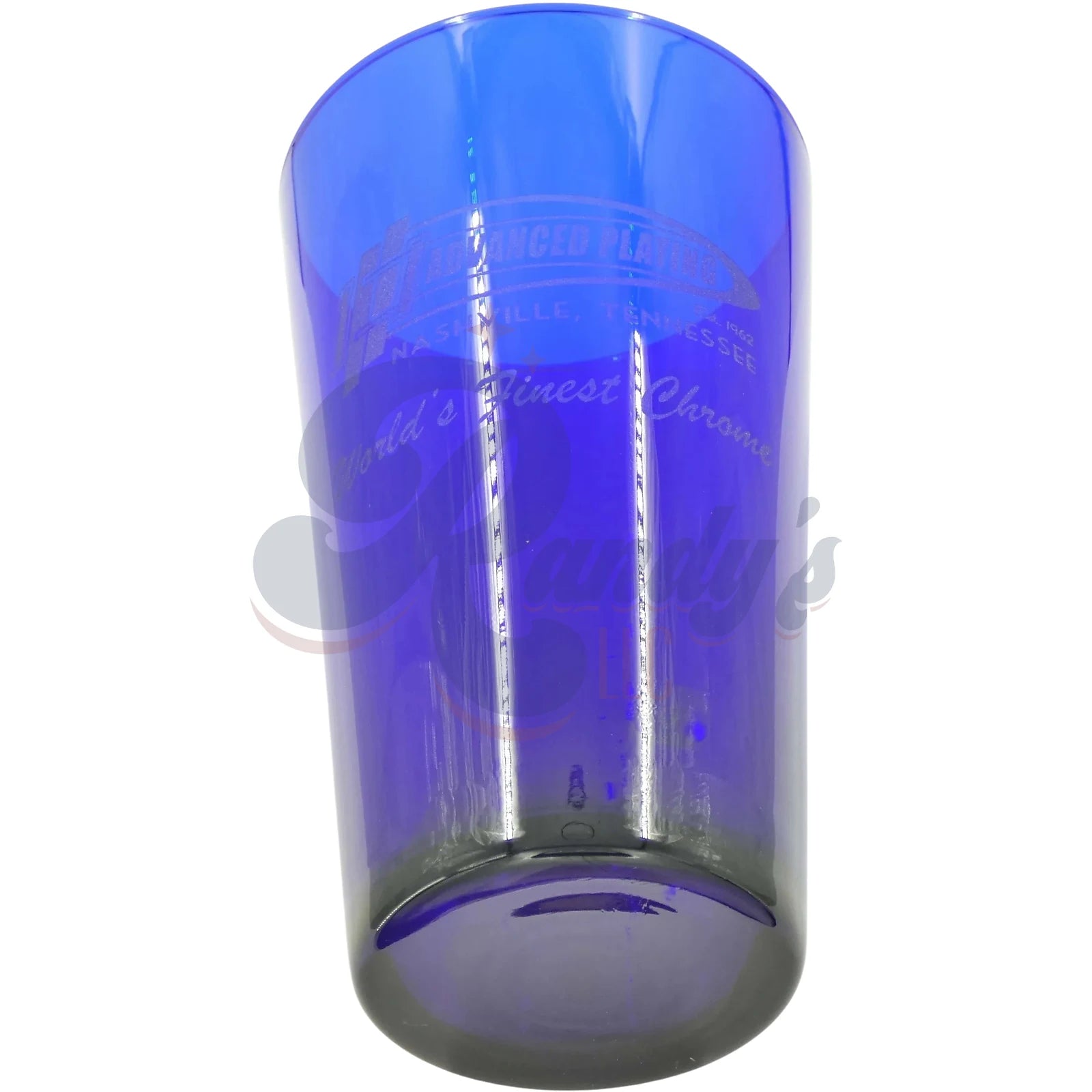 Advanced Plating | "The World's Finest Chrome!" Etched Pint Glass - Randy's LLC