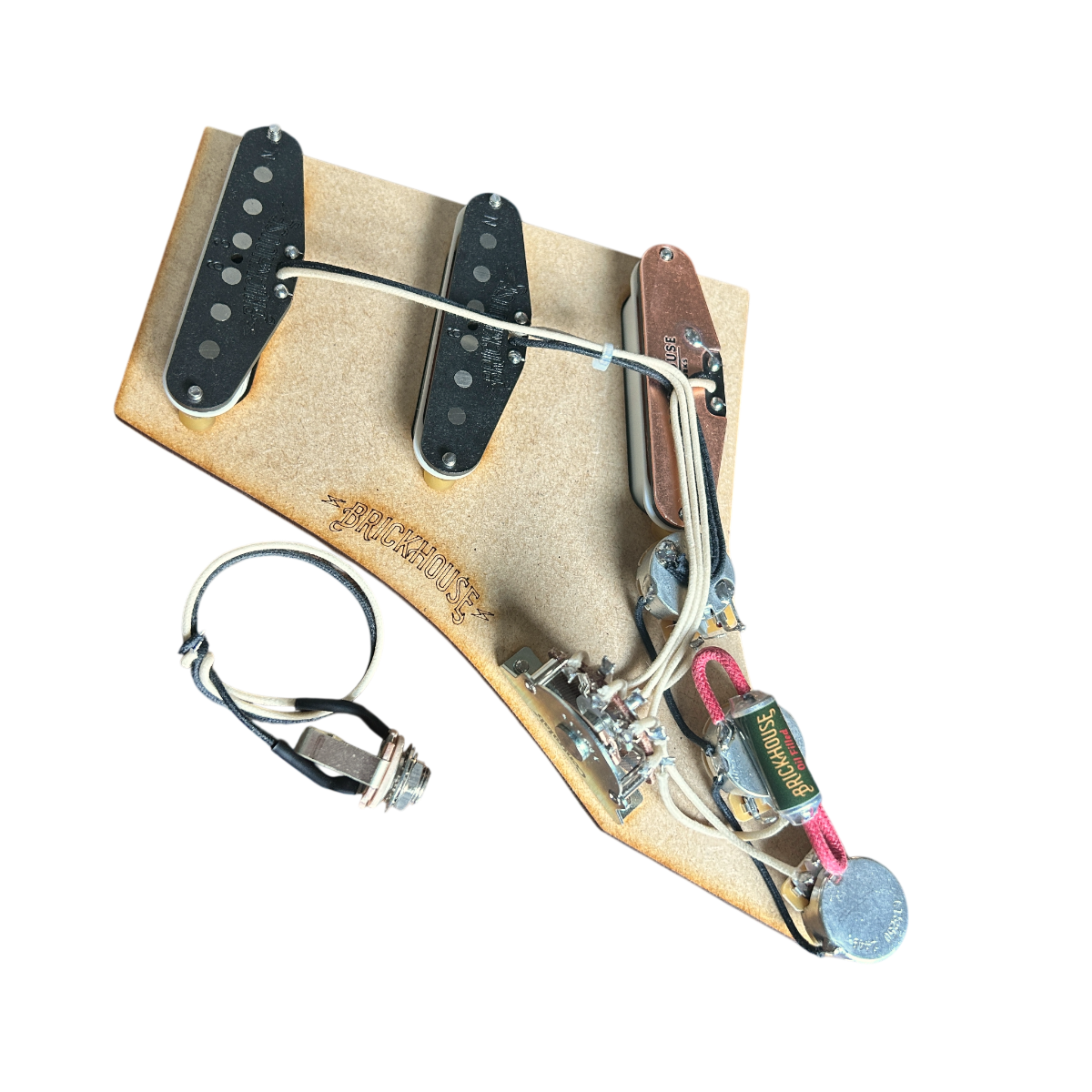 1963 Strat Prewired Pickguard Harness - Randy's LLC