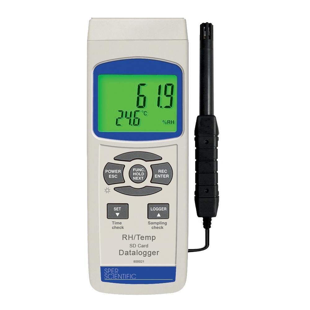 Digital Handheld Hygrometer & Thermometer w/ SD Card Datalog - Randy's LLC
