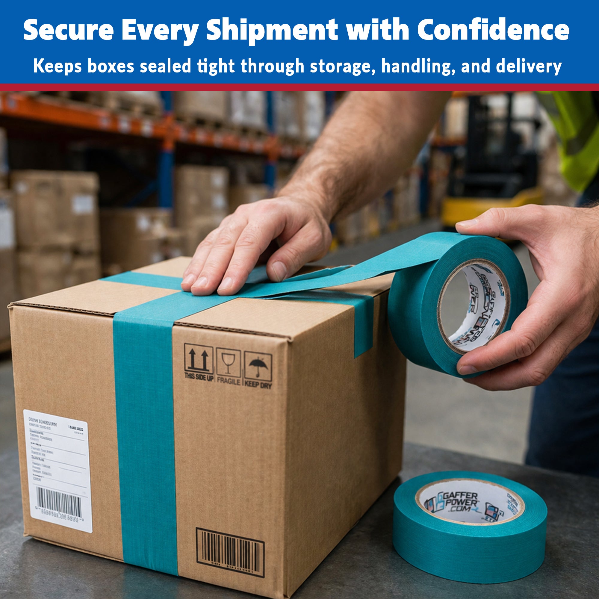 Gaffer Tape — Teal 2" x 30yd - Randy's LLC