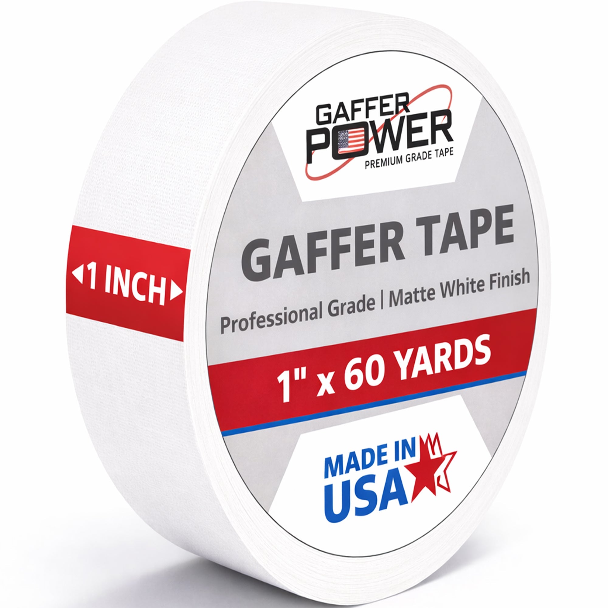Gaffer Tape — White 1" x 60yd - Randy's LLC