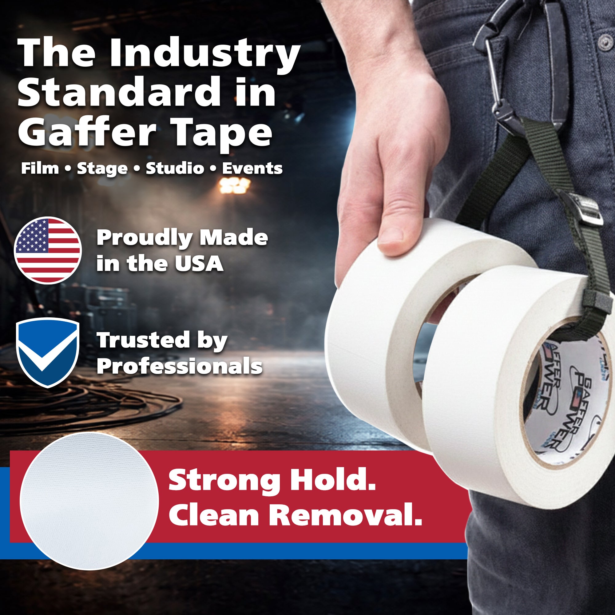 Gaffer Tape — White 2" x 30yd - Randy's LLC