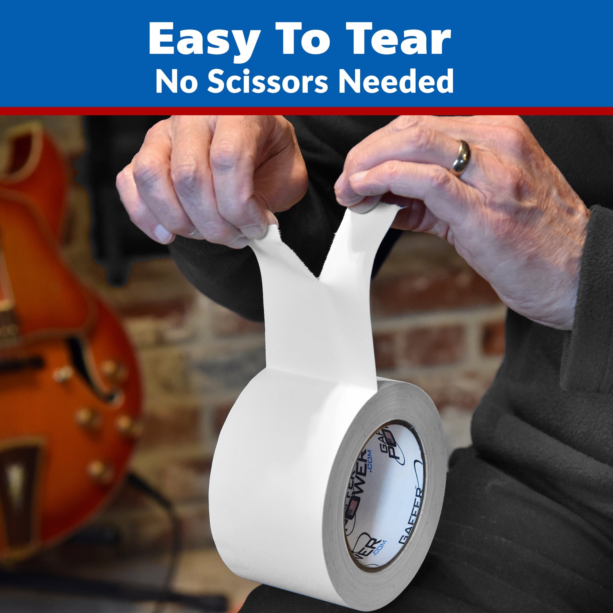 Gaffer Tape — White 3" x 30yd - Randy's LLC
