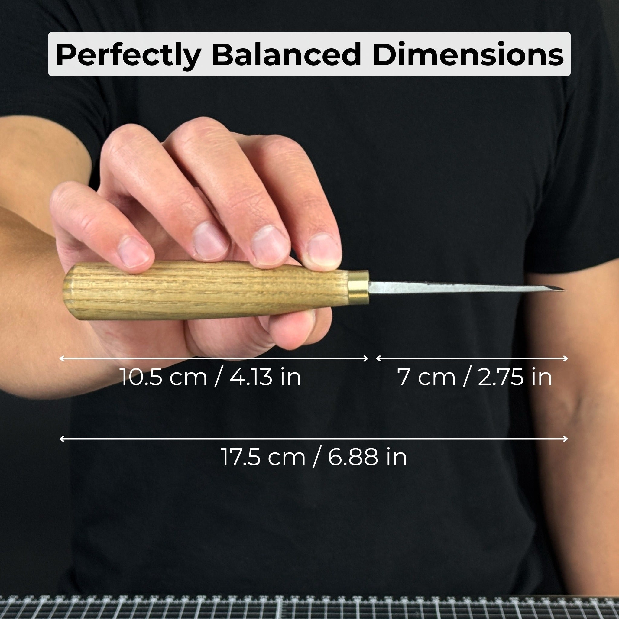 Angled Bevel Carving Chisel – 10 mm (0.39 inches) - Randy's LLC